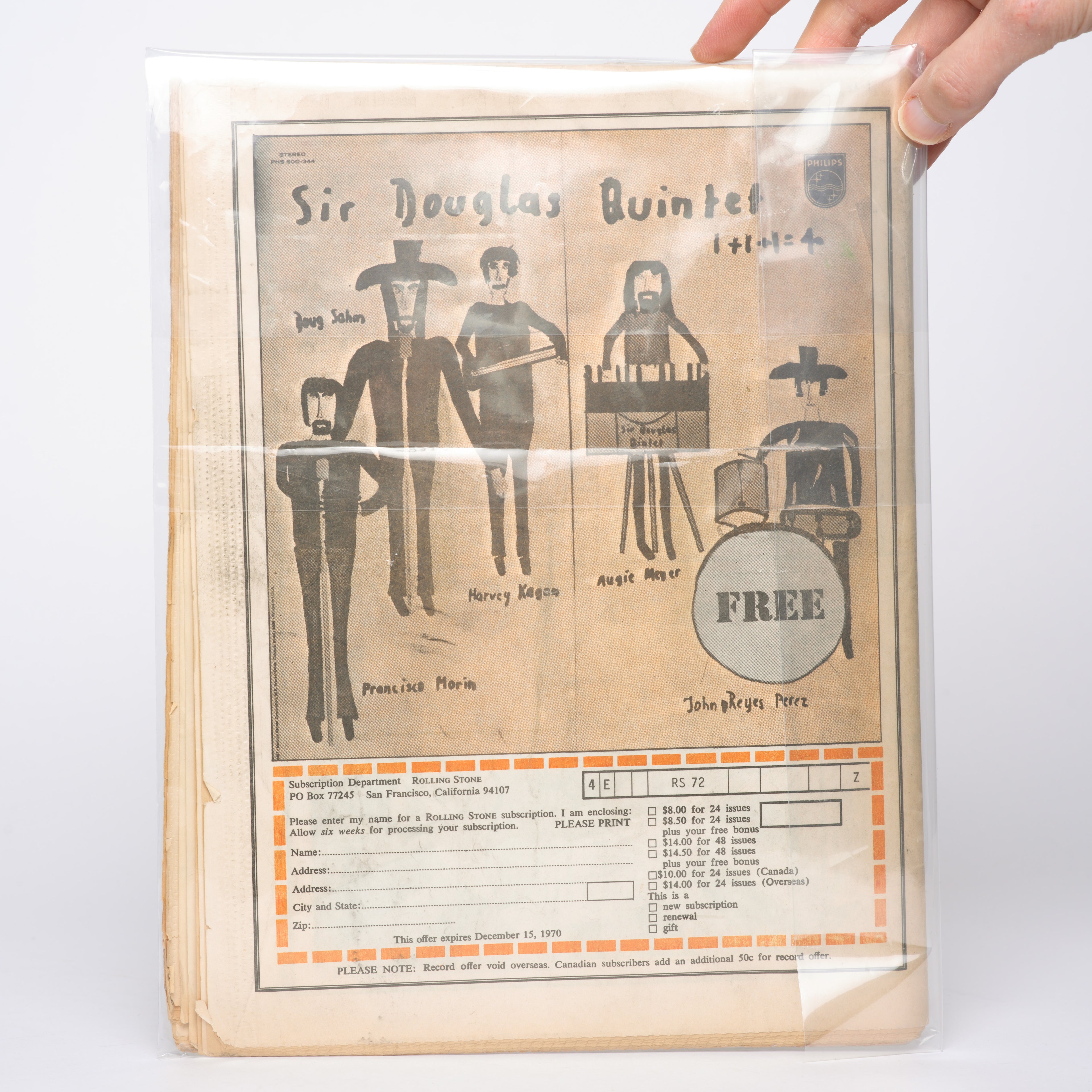 Rolling Stone #72 December 10, 1970