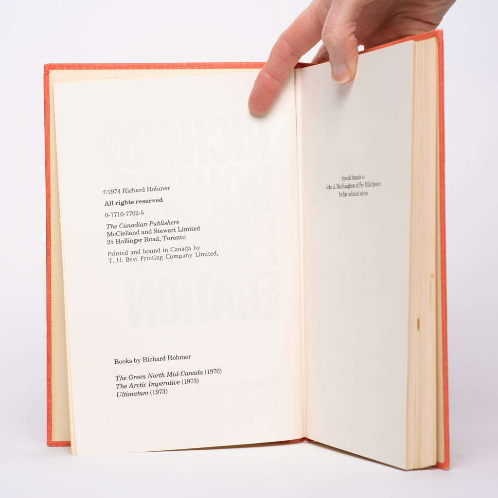 Exxoneration - Rohmer, Richard [SIGNED]