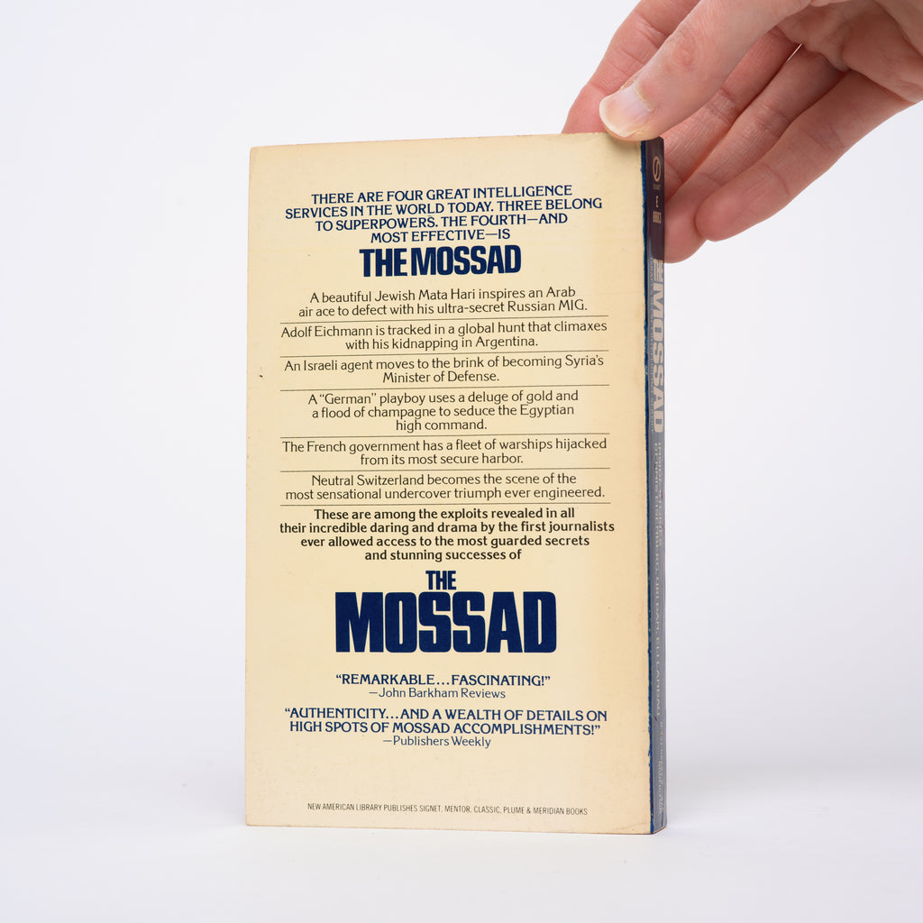 The Mossad: Israel's Secret Intelligence Service - Eisenberg, Dennis; Dan, Uri; Landau, Eli