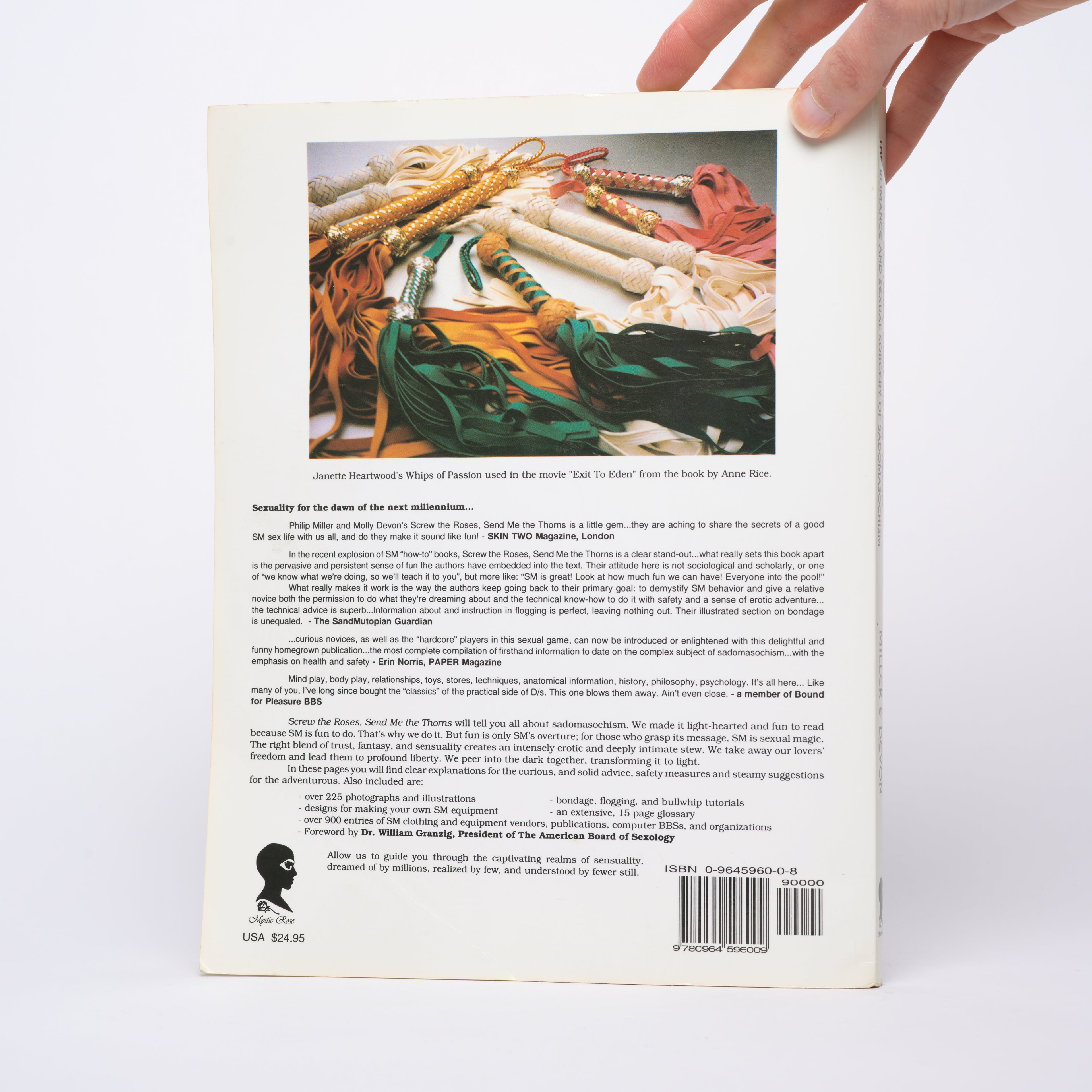 Screw the Roses, Send Me the Thorns: The Romance and Sexual Sorcery of Sadomasochism - Devon, Molly; Miller, Philip; Granzig, Dr. William (foreword)