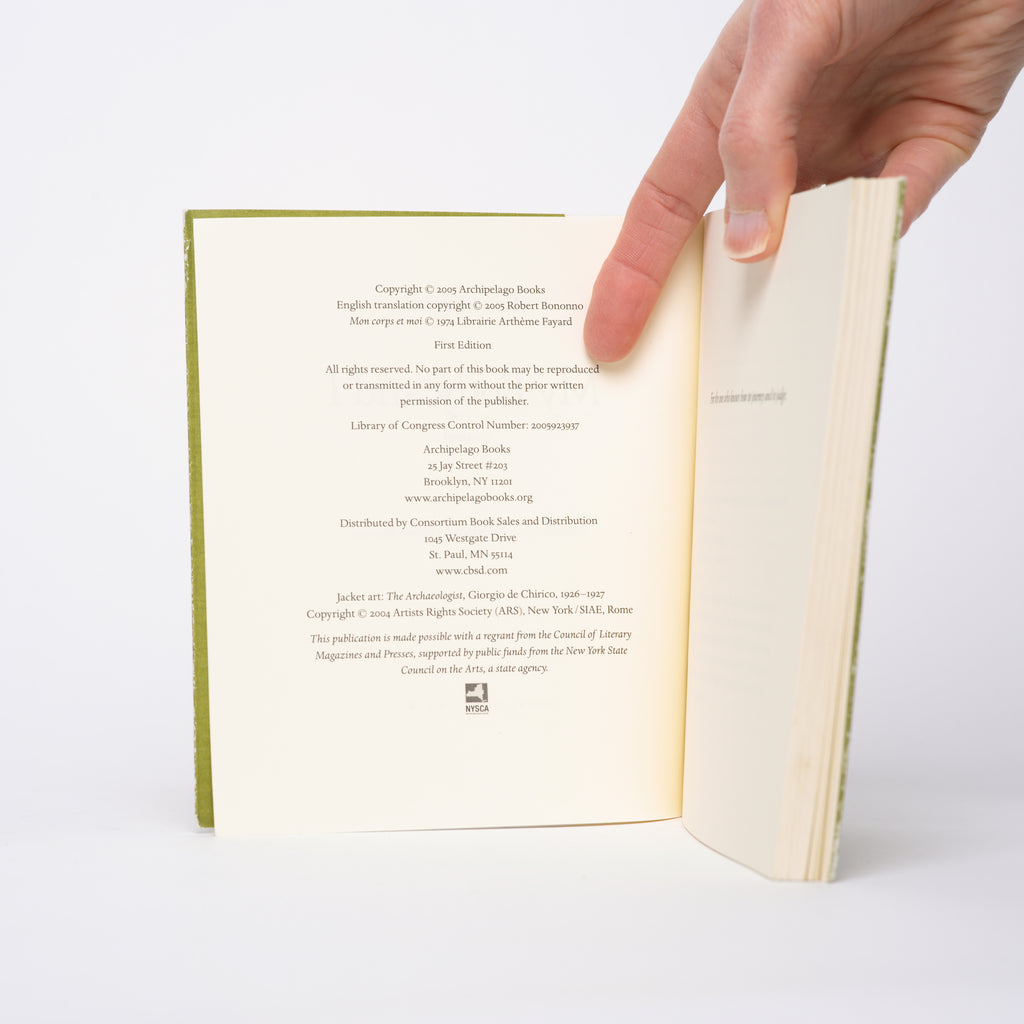 My Body and I - Crevel, René; Bononno, Robert (translator)