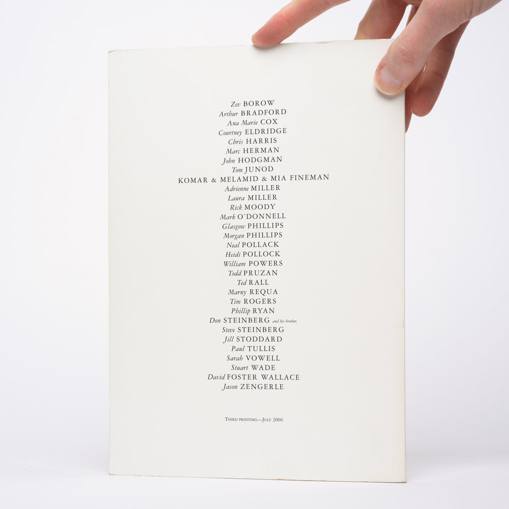 Timothy McSweeney's Quarterly Concern, Known Also as "Gegenshein" [McSweeney's Issue 1]