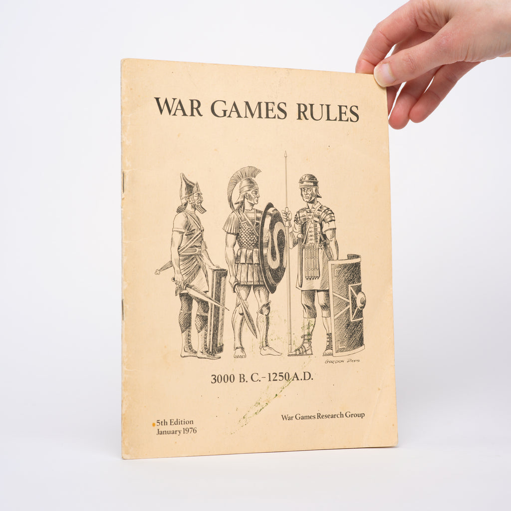 War Games Rules 3000 BC - 1250 AD (5th Edition) - Wargames Research Group