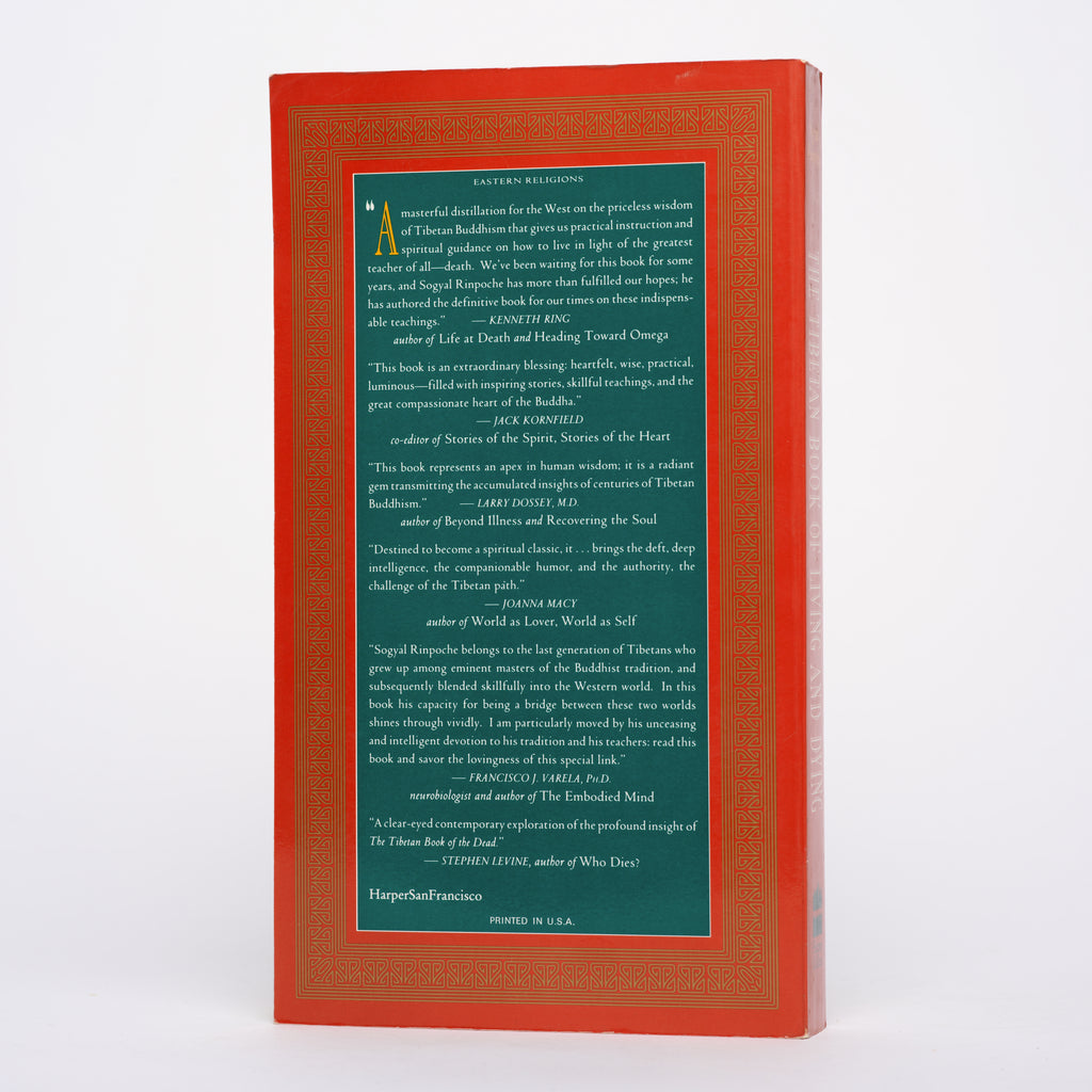 The Tibetan Book of Living and Dying - Rinpoche, Sogyal, Gaffney, Patrick (editor); Harvey, Andrew (editor); The Dalai Lama (foreword)