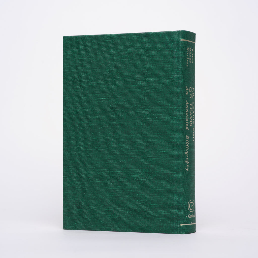F. R. Leavis & Q. D. Leavis: An Annotated Bibliography (Garland Reference Library of the Humanities) - Kimber, John; Baker, William; Kinch, Maurice