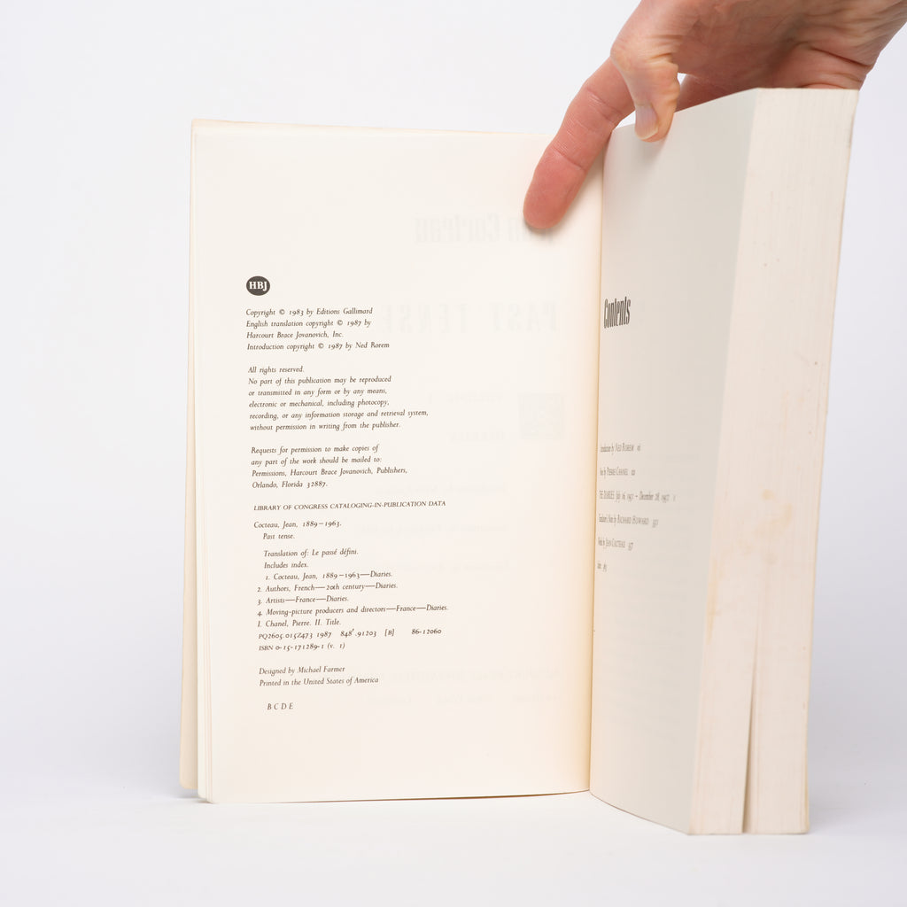 Past Tense: The Cocteau Diaries, Vol. 1 - Cocteau, Jean