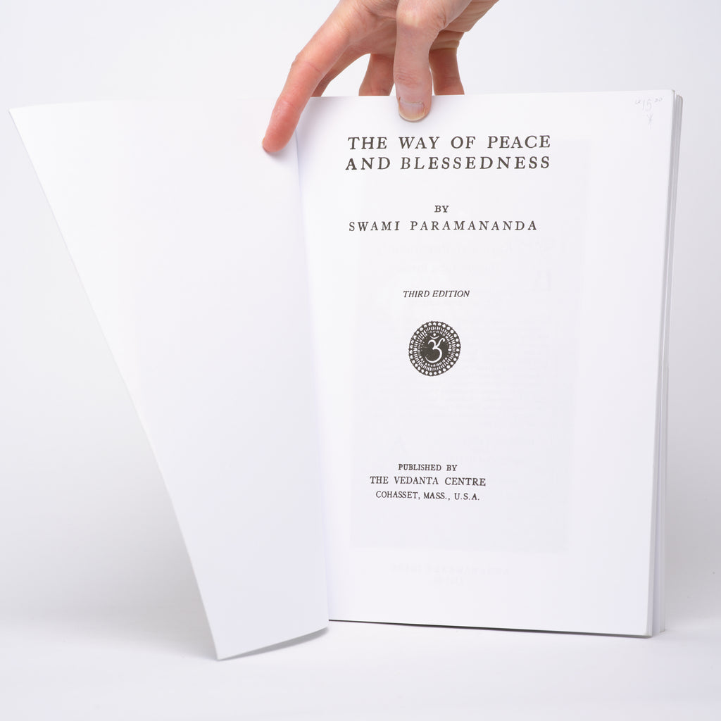 Way of Peace and Blessedness (Third Edition) - Paramananda, Swami