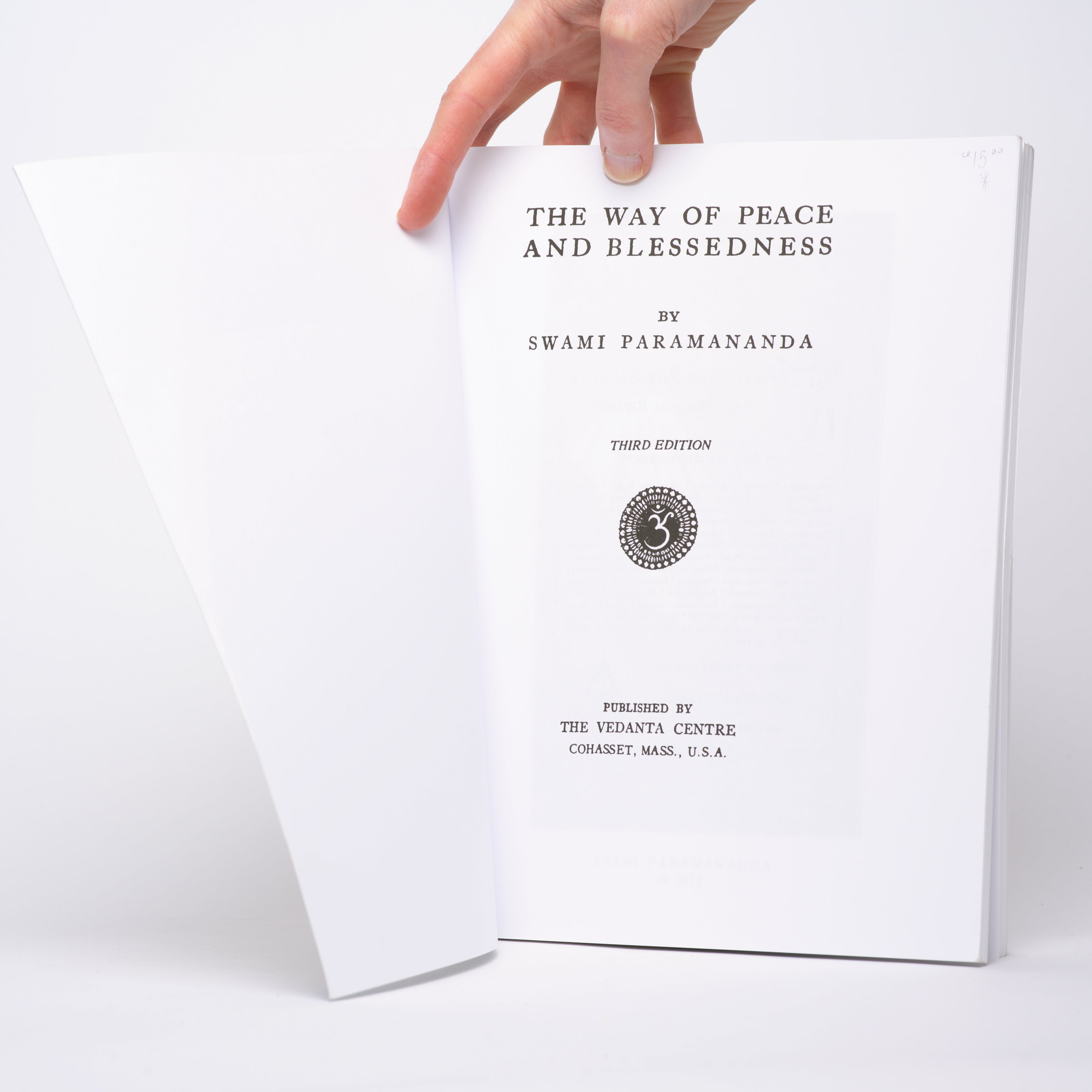 Way of Peace and Blessedness (Third Edition) - Paramananda, Swami