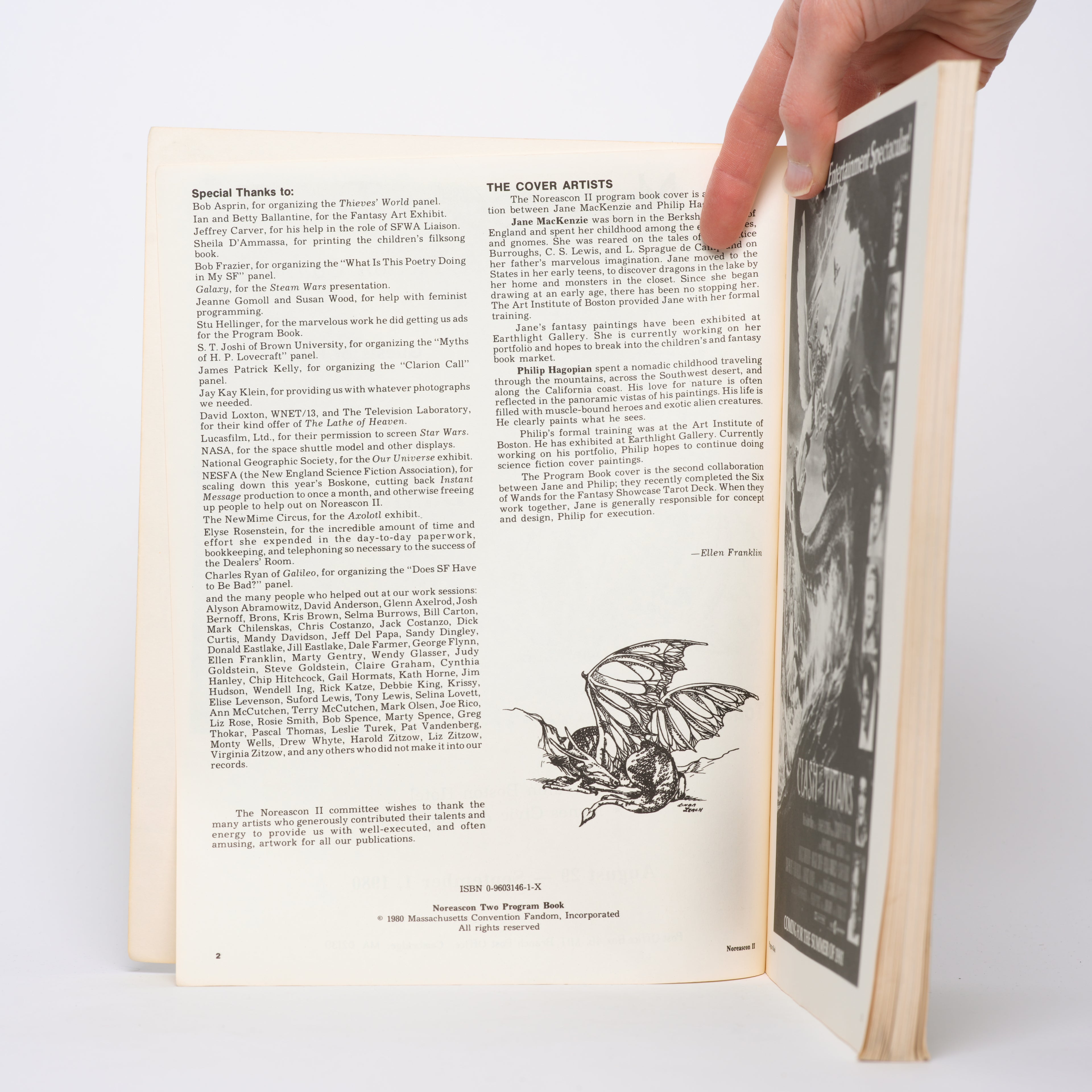 Noreascon Two: The 38th World Science Fiction Convention Program Book - Turek, Leslie (chairman)