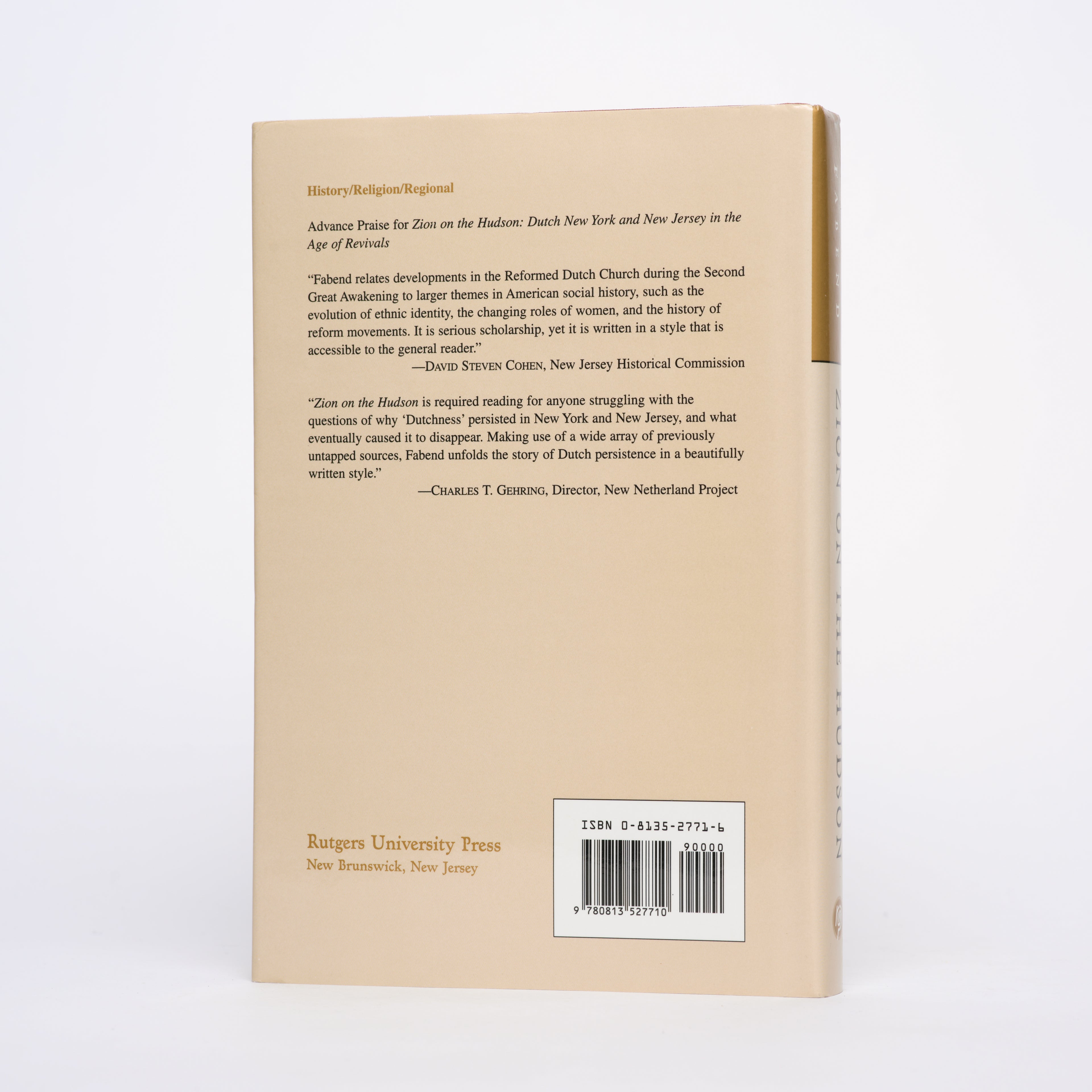 Zion on the Hudson: Dutch New York and New Jersey in the Age of Revivals - Fabend, Firth Haring