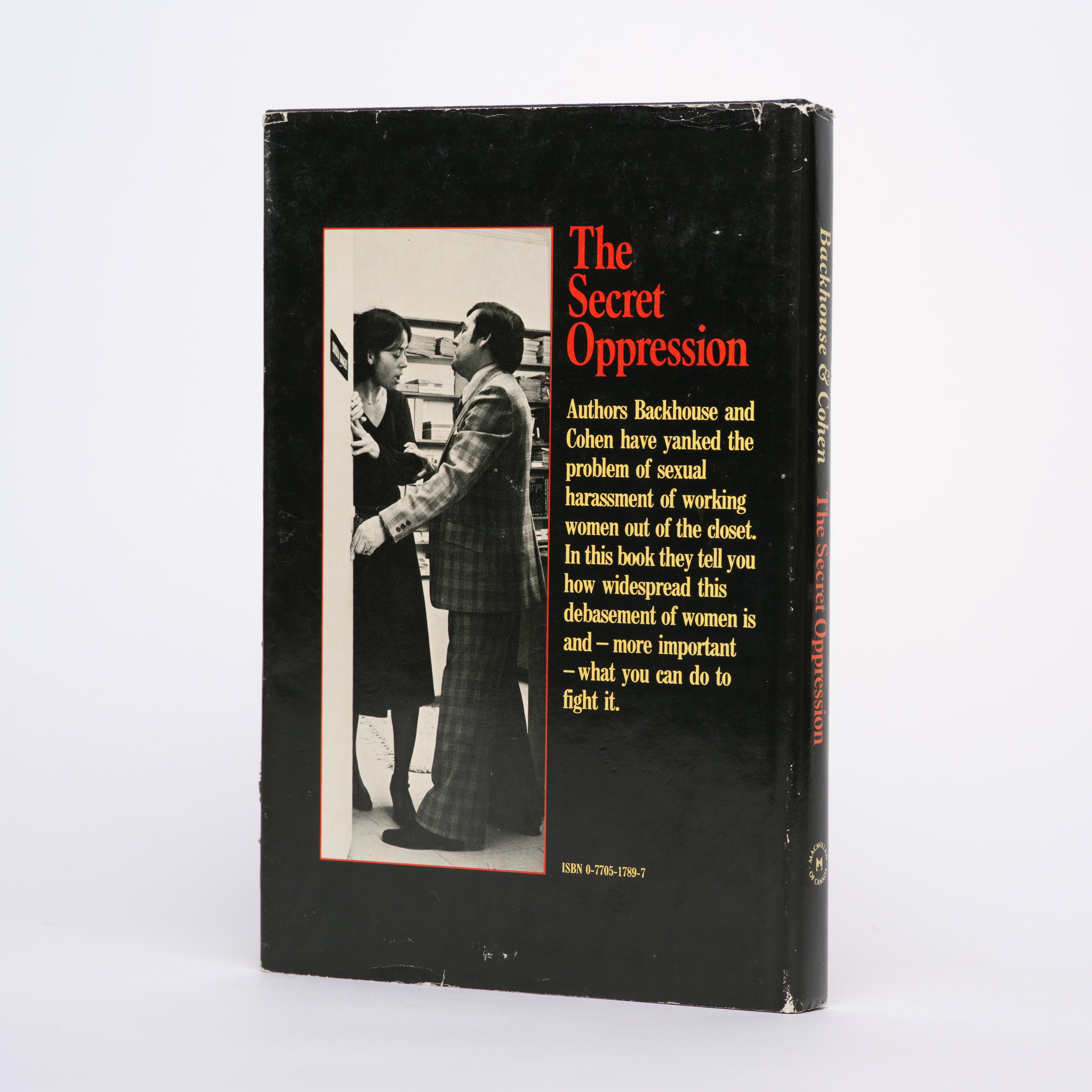 The Secret Oppression: Sexual Harassment of Working Women - Backhouse, Constance; Cohen, Leah