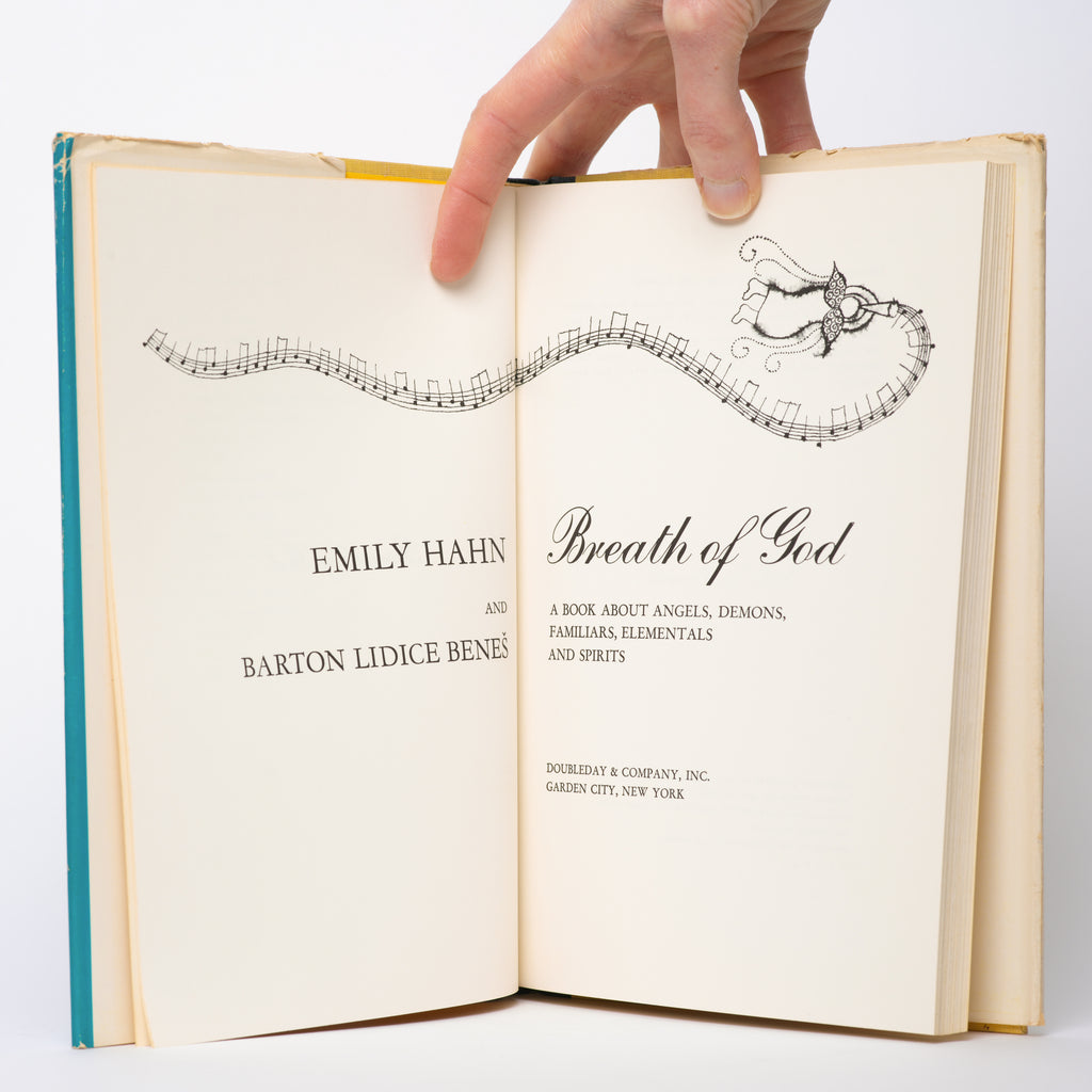 Breath of God: A Book About Angels, Demons, Familiars, Elementals, and Spirits - Hahn, Emily; Benes, Barton Lidice