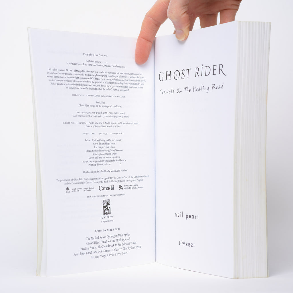 Ghost Rider: Travels on the Healing Road - Peart, Neil