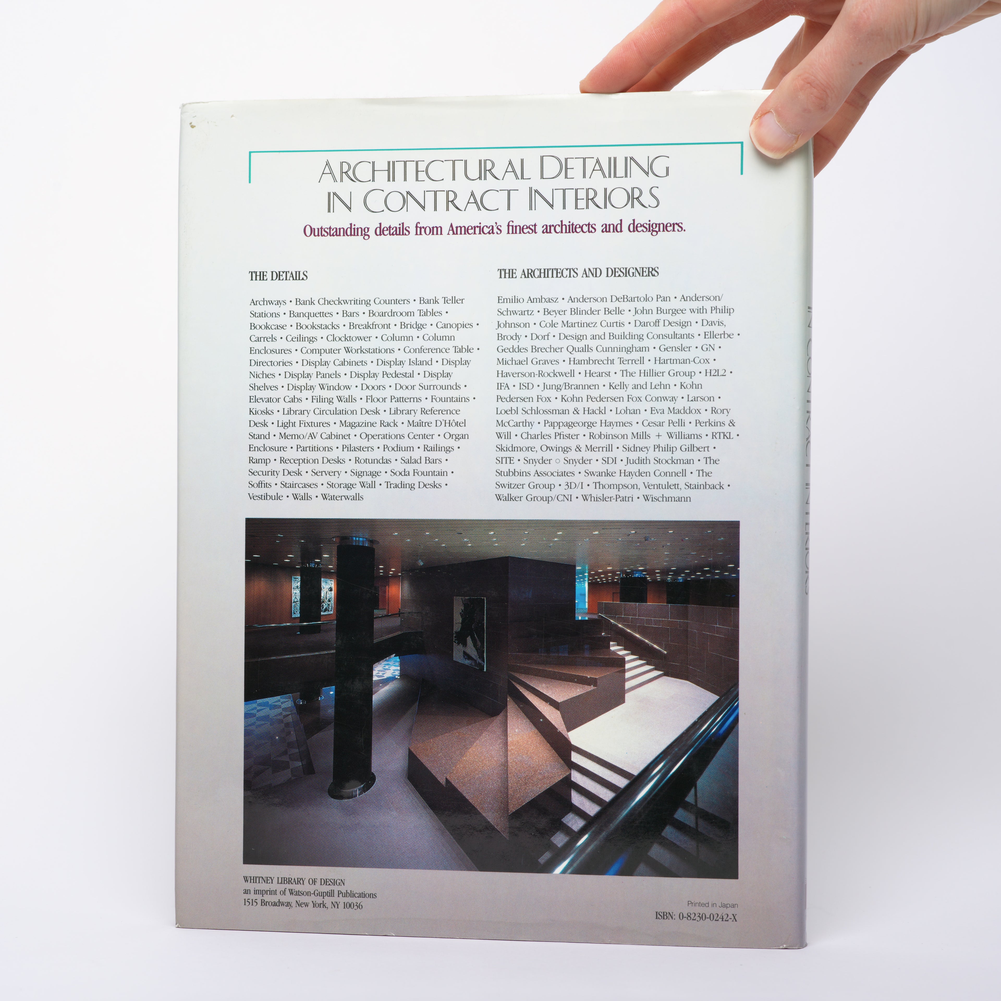 Architectural Detailing in Contract Interiors - Staebler, Wendy W.