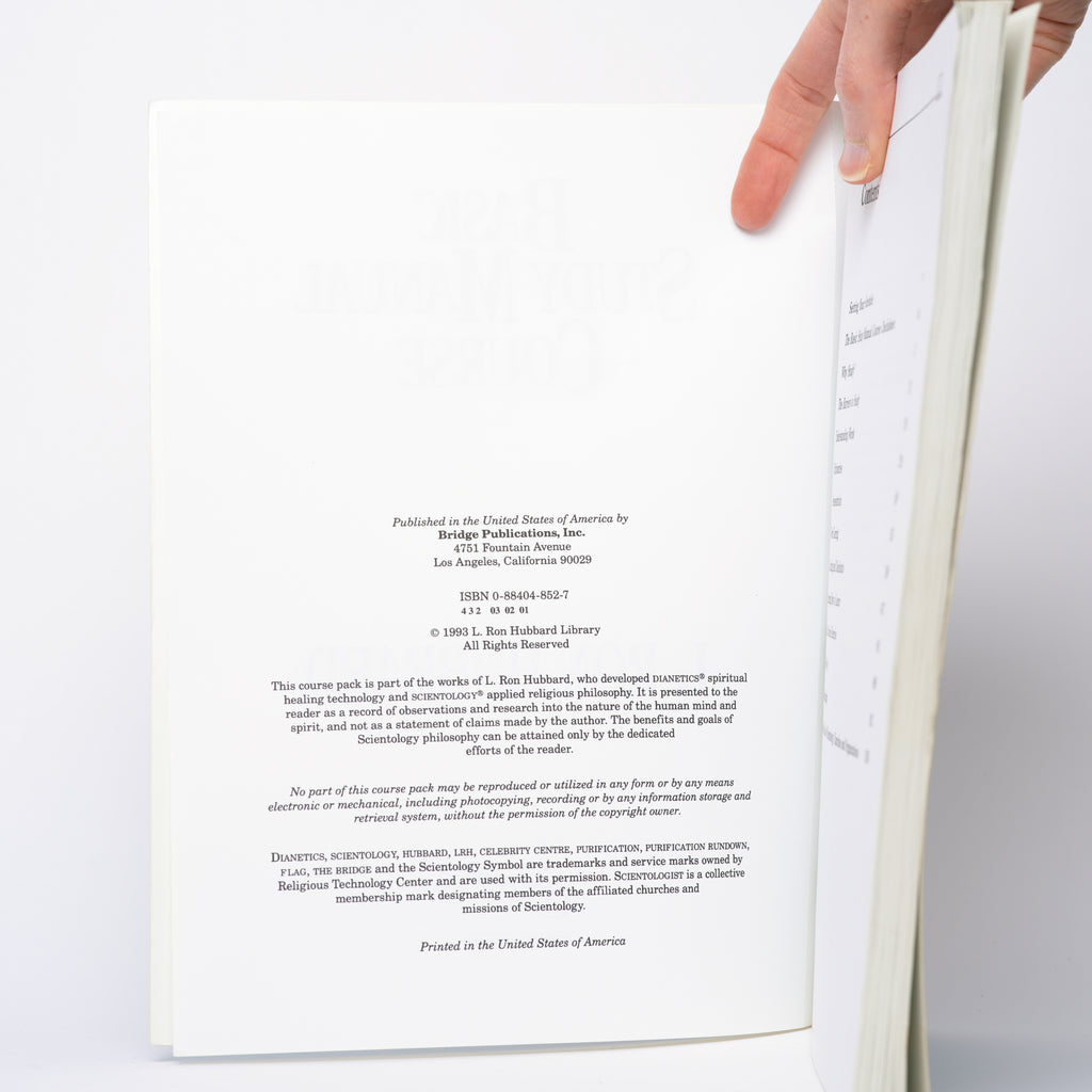 Dianetic: Basic Study Manual Course