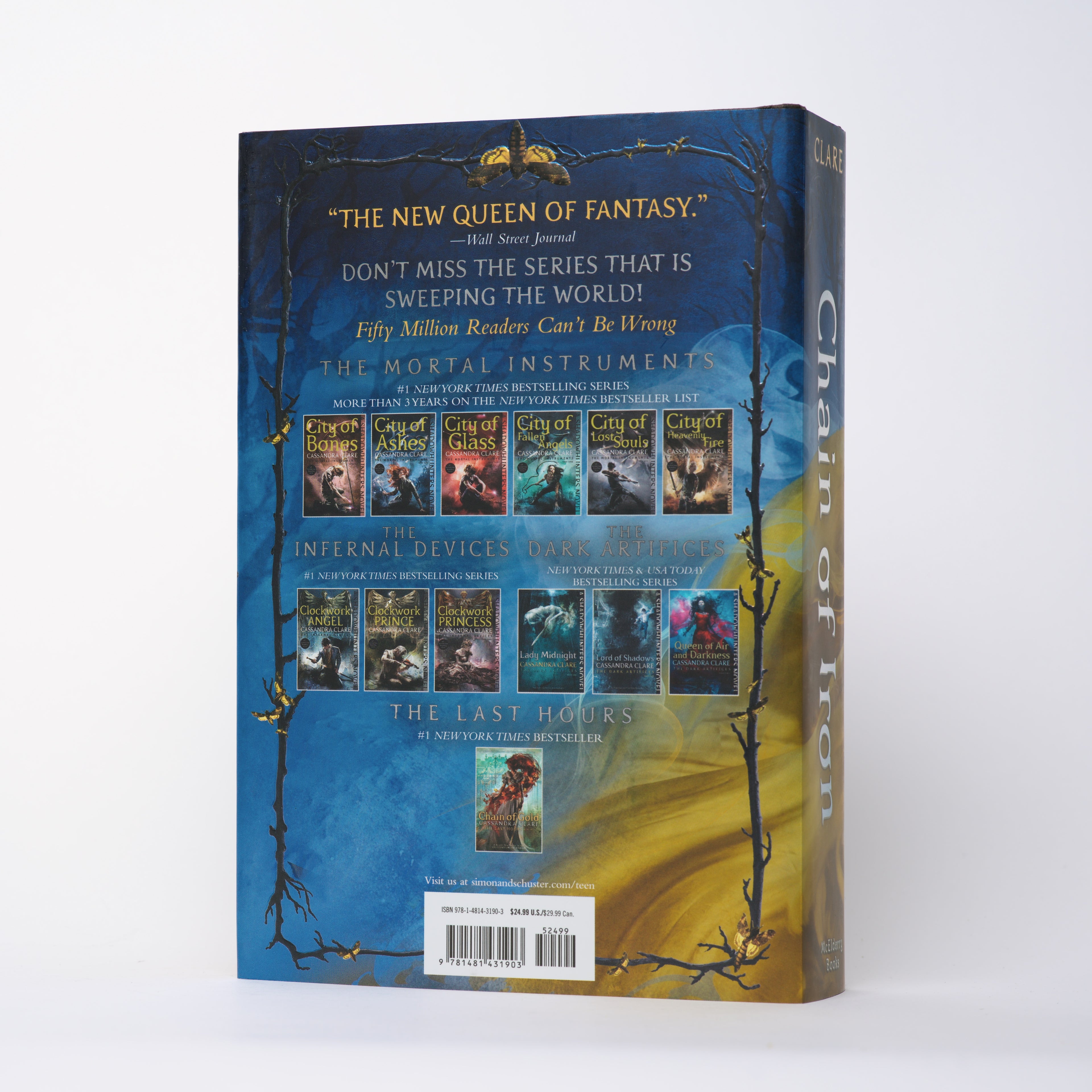 Chain of Iron (The Last Hours #2) [Collector's First Edition] - Clare, Cassandra
