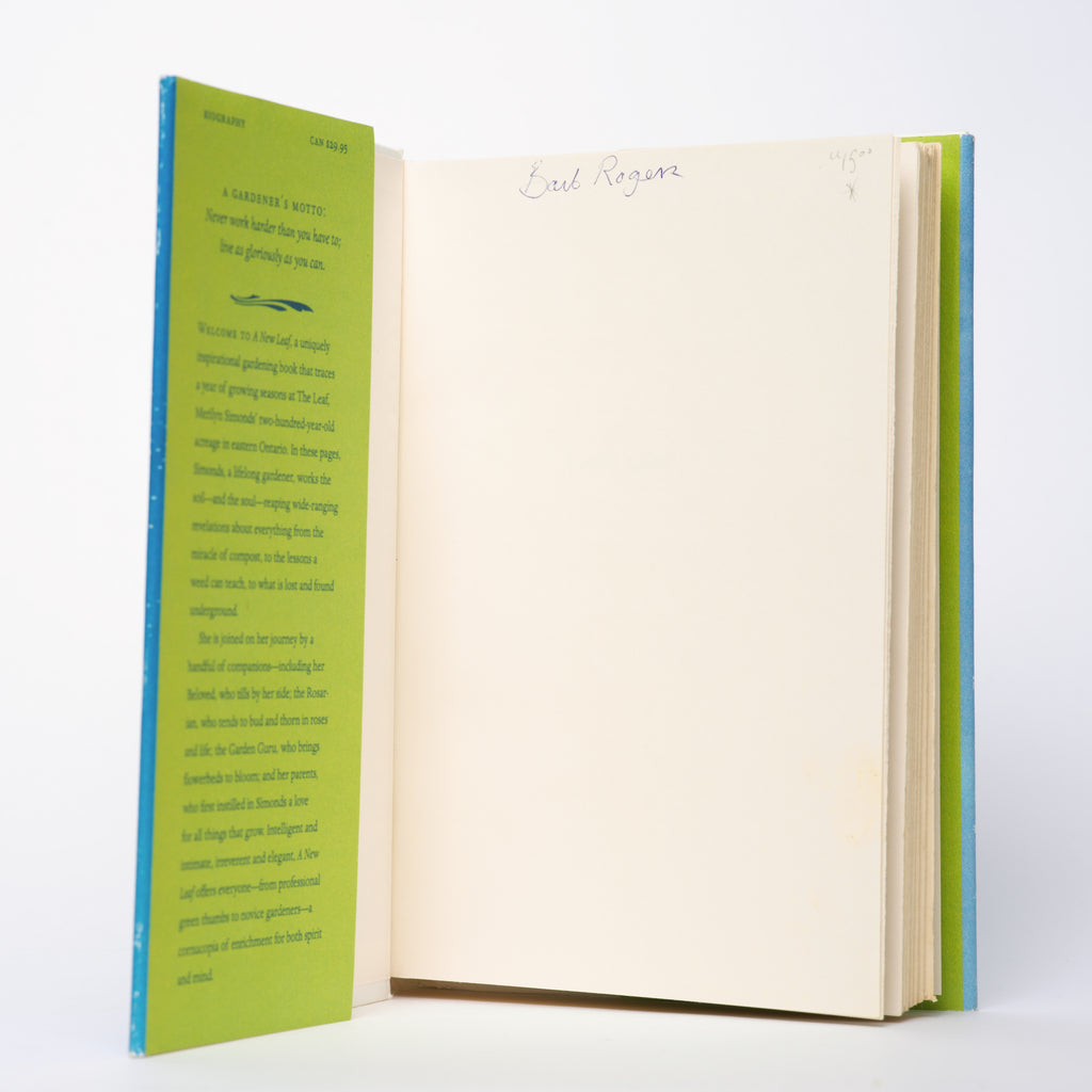 A New Leaf: Growing with My Garden - Simonds, Merilyn