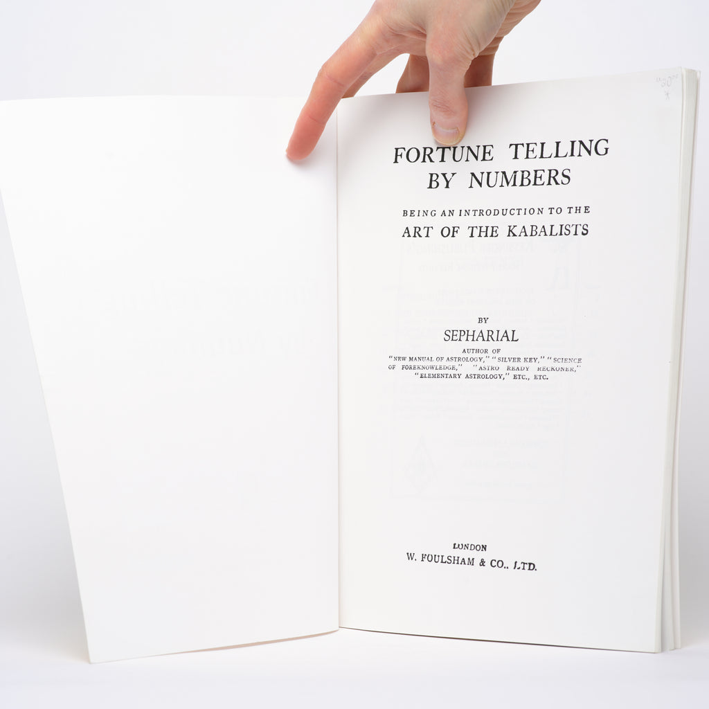Fortune Telling by Numbers - Sepharial