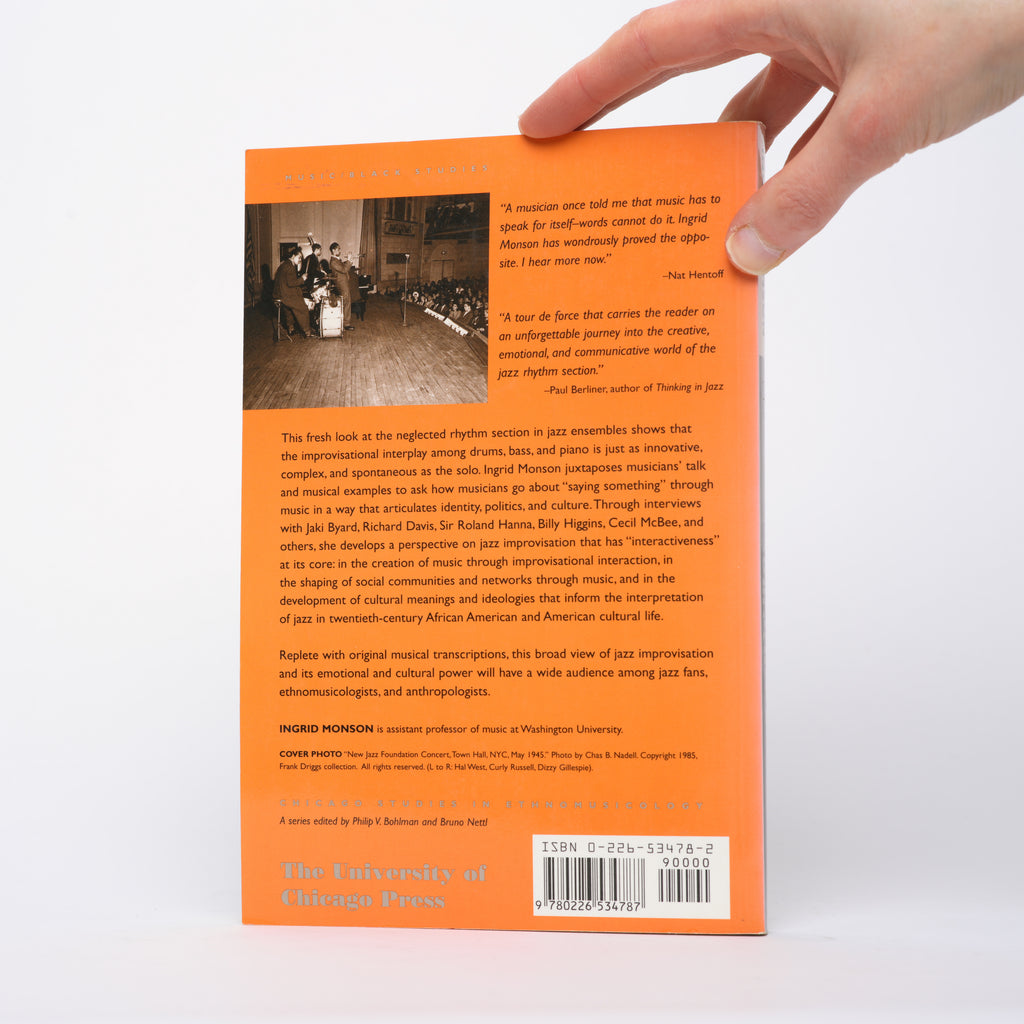 Saying Something: Jazz Improvisation and Interaction - Monson, Ingrid