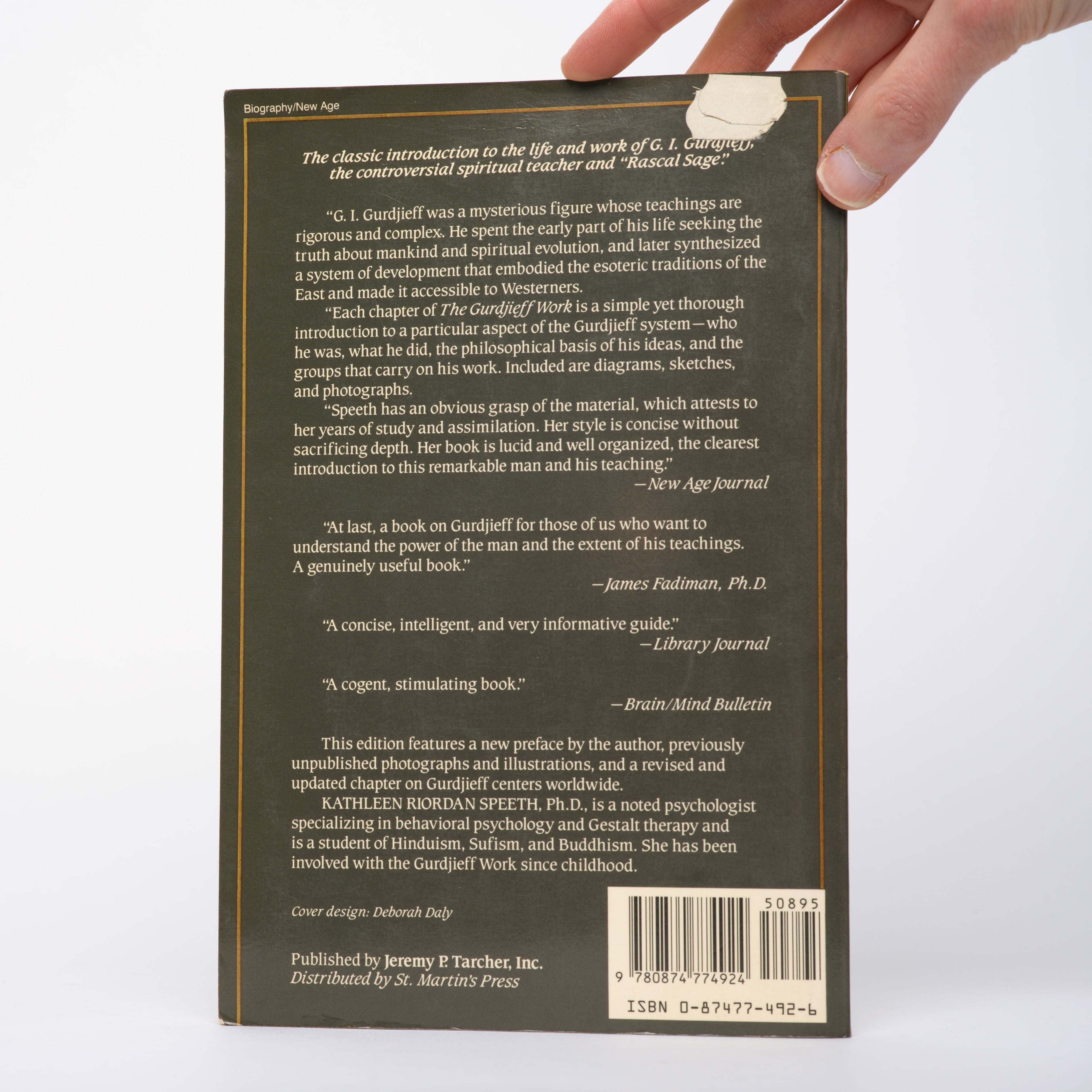 The Gurdjieff Work (Library of Spiritual Classics) - Speeth, Kathleen Riordan; Naranjo, Claudio (foreword)