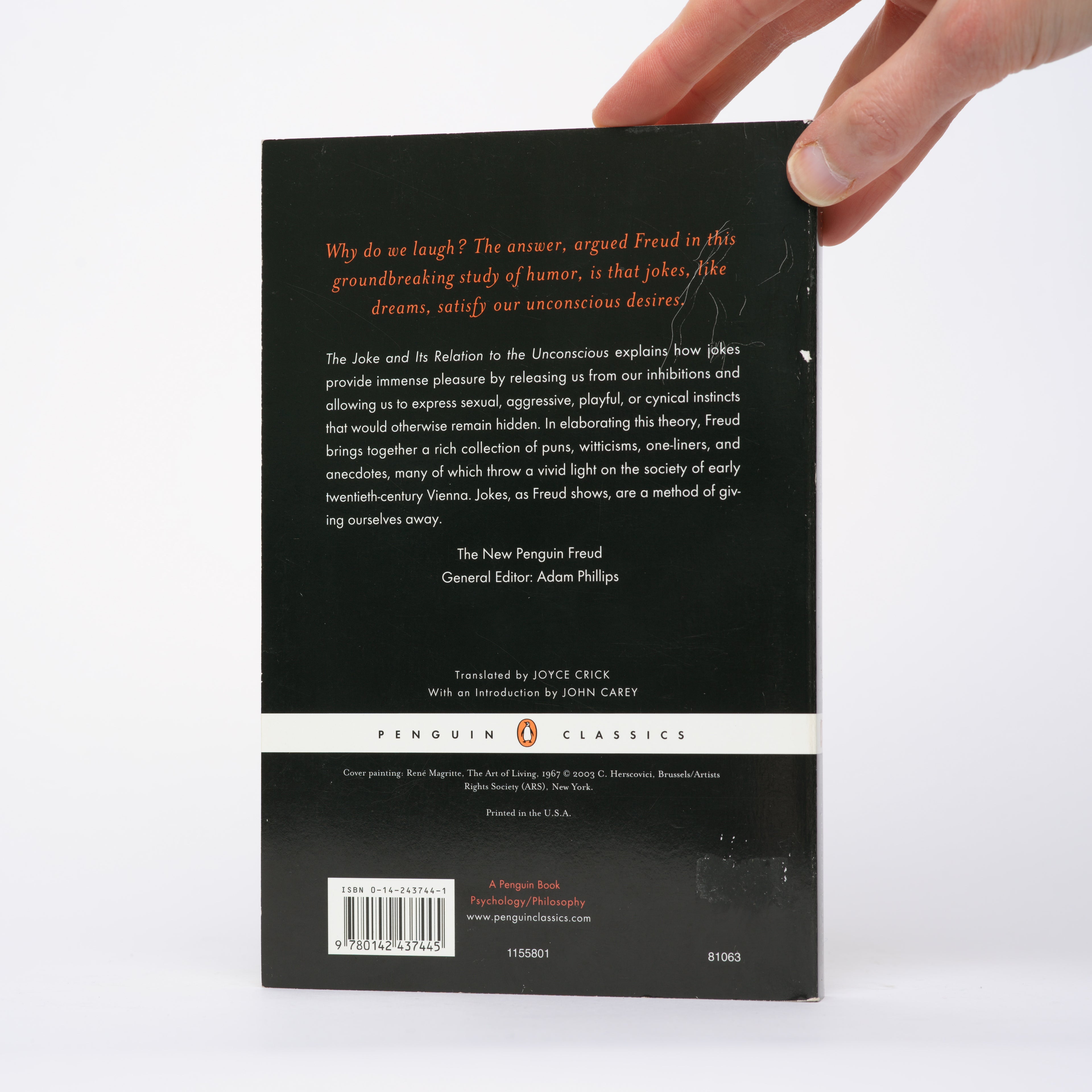 The Joke and Its Relation to the Unconscious (Penguin Classics) - Freud, Sigmund; Crick, Joyce (translator); Carey, John (introduction)