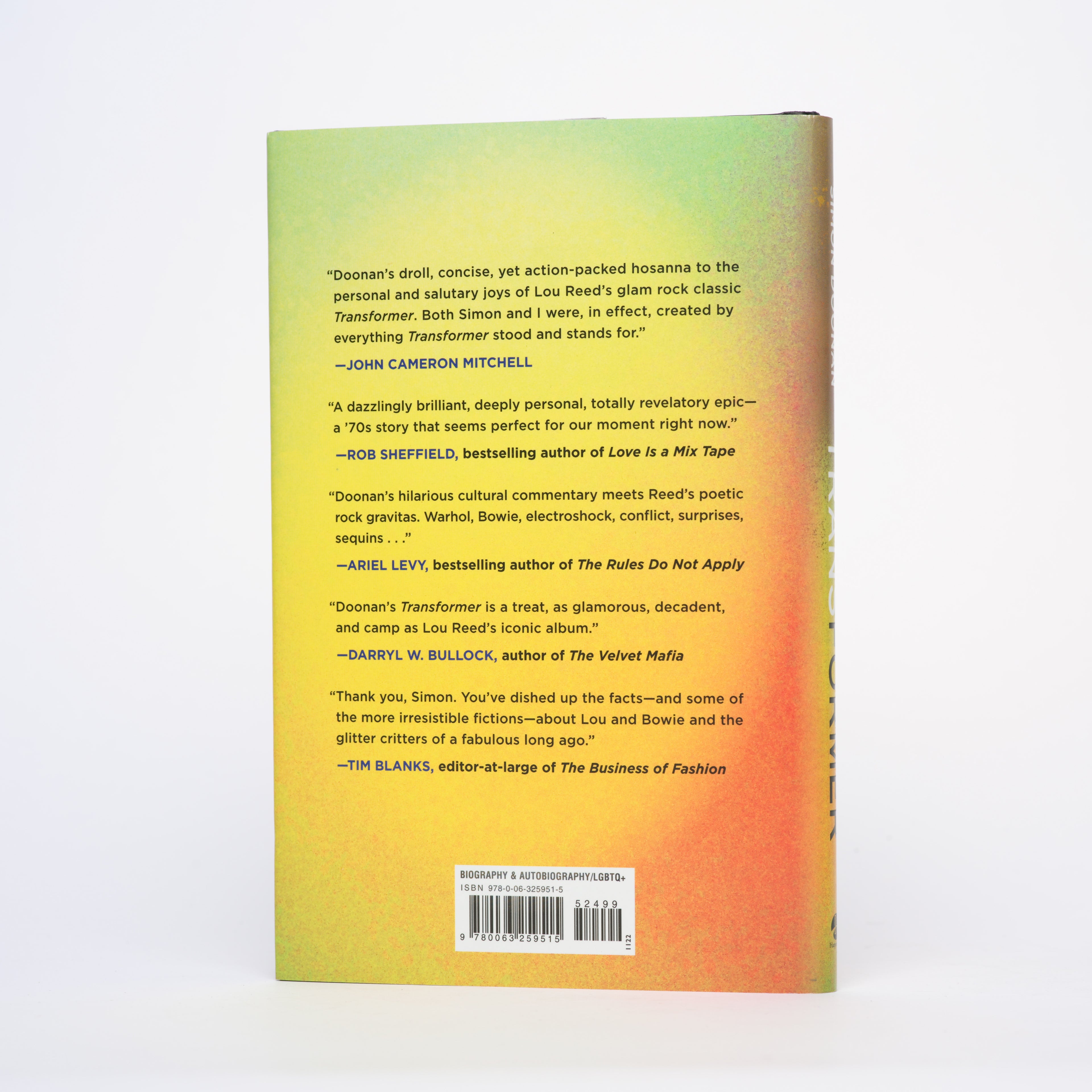 Transformer: A Story of Glitter, Glam Rock, and Loving Lou Reed - Doonan, Simon