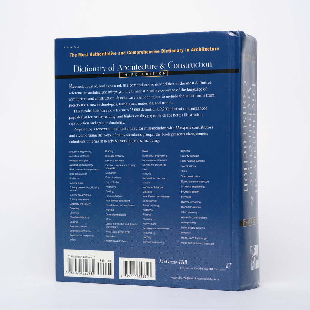 Dictionary of Architecture and Construction (Third Edition) - Harris, Cyril M. (editor)