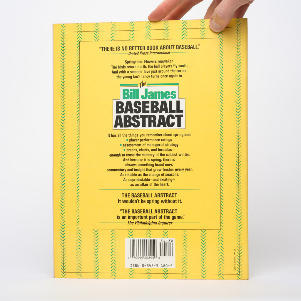 The Bill James Baseball Abstract 1987 - James, Bill