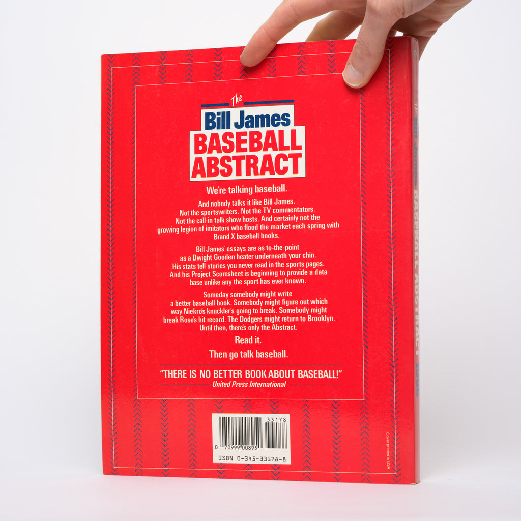 The Bill James Baseball Abstract 1986 - James, Bill