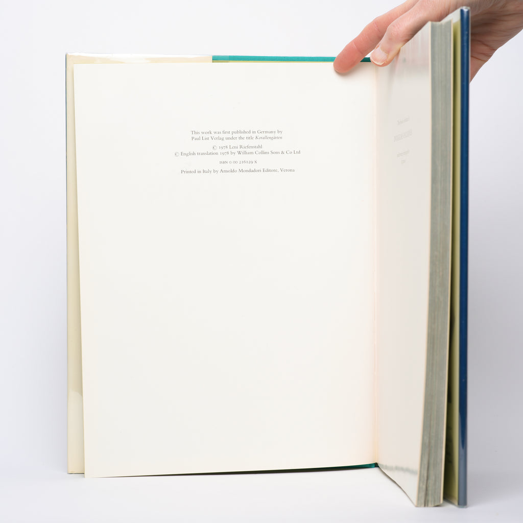 Coral Gardens - Riefenstahl, Leni (photographs, text, layout); Walter, Elizabeth (translator)