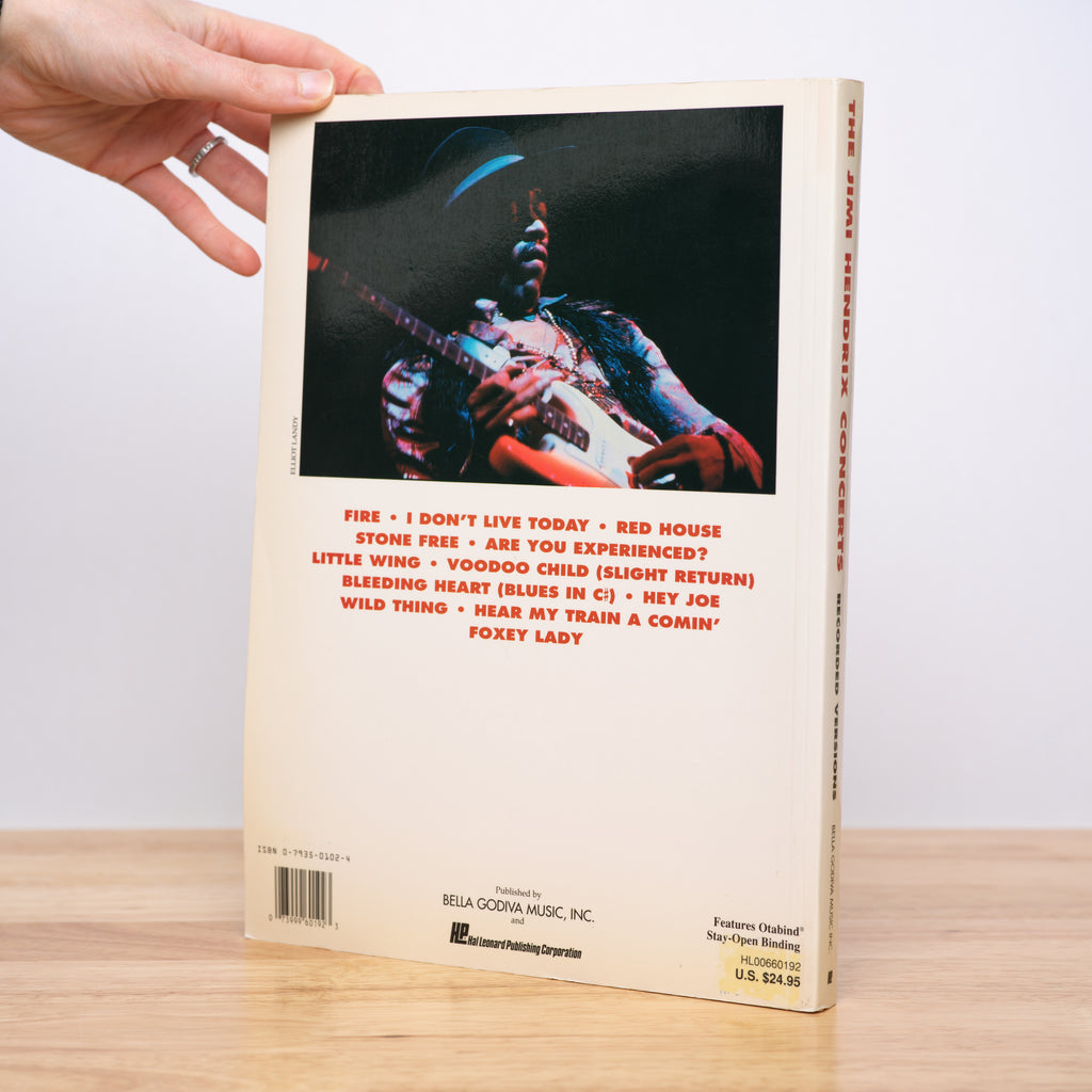 Jimi Hendrix - Hendrix: The Jimi Hendrix Concerts: Authoritative Transcriptions for Guitar, Bass, and Drums with Detailed Players' Notes and Photographs for Each Composition (Recorded Versions)