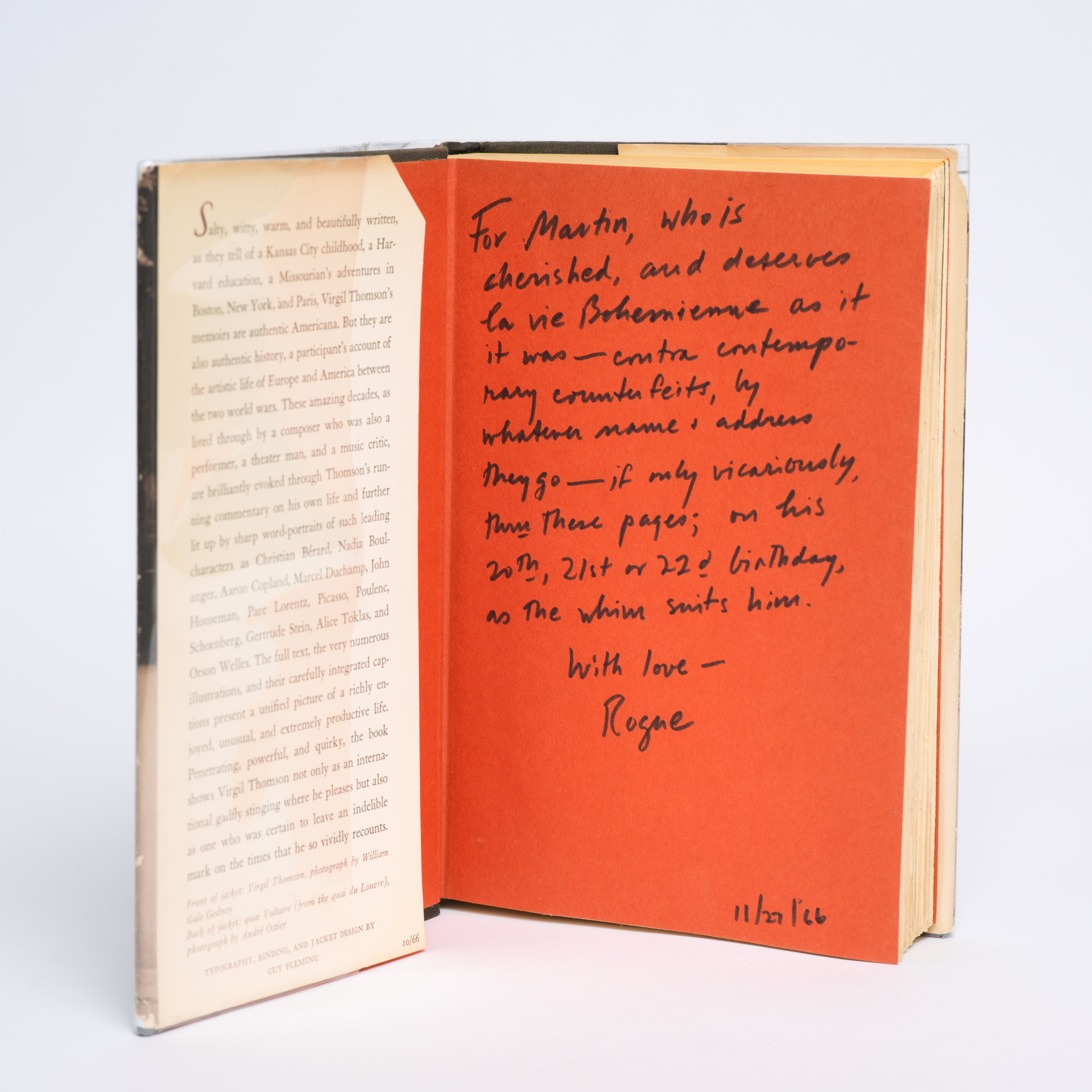 Virgil Thomson - Virgil Thomson [Signed]