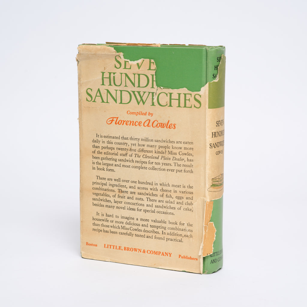 Seven Hundred Sandwiches - Cowles, Florence A.