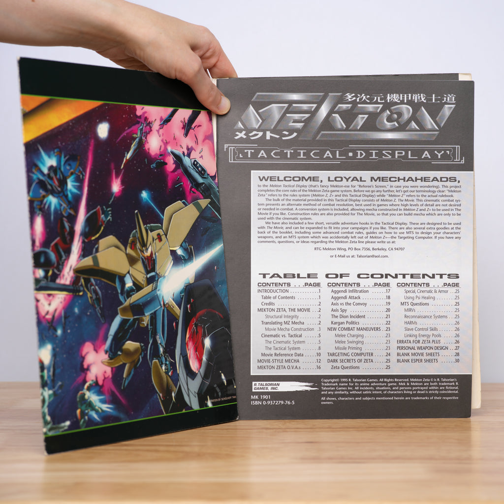 Tactical Display (Mekton RPG) Referee's Expansion Pack