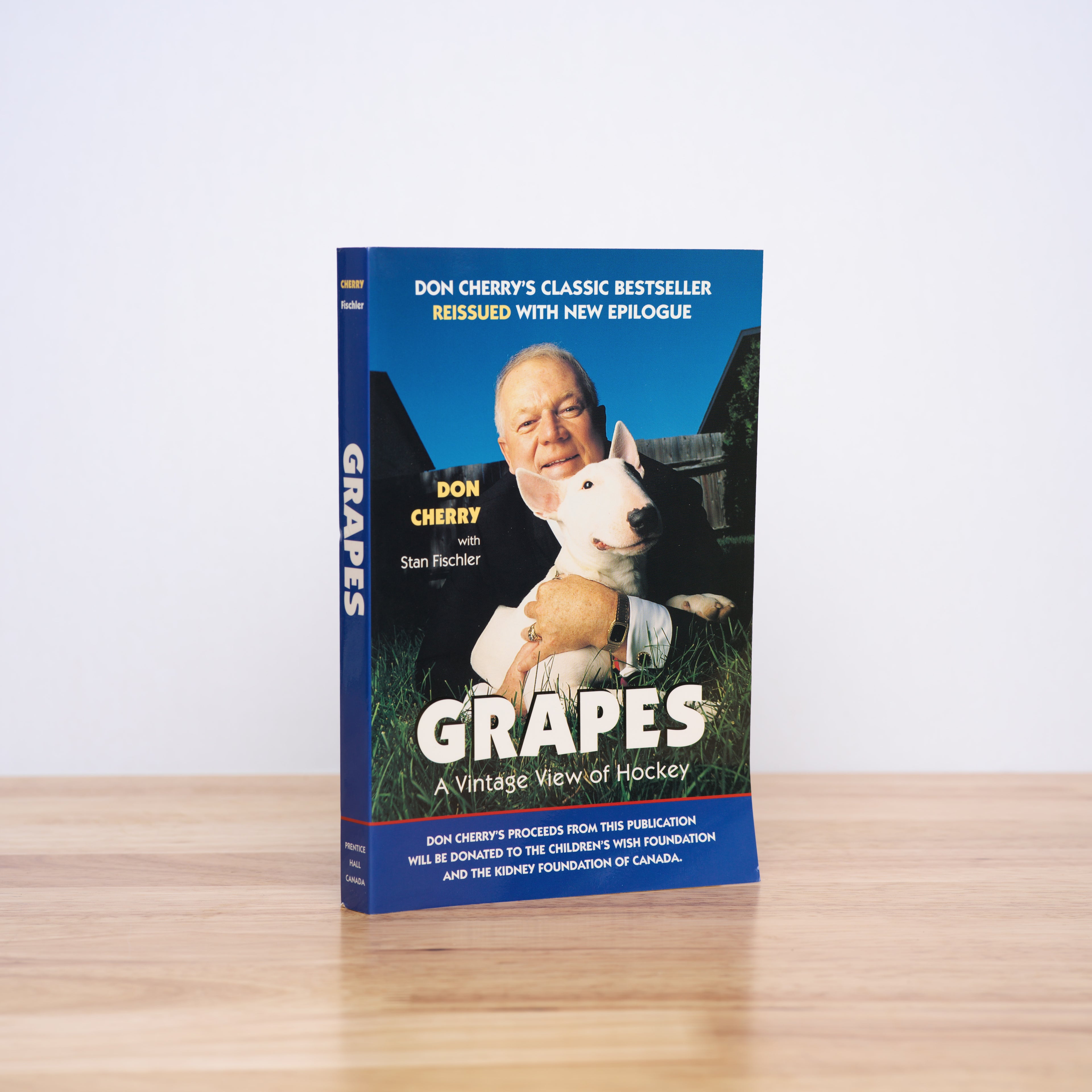 Grapes: A Vintage View of Hockey (+ signed poster) - Cherry, Don