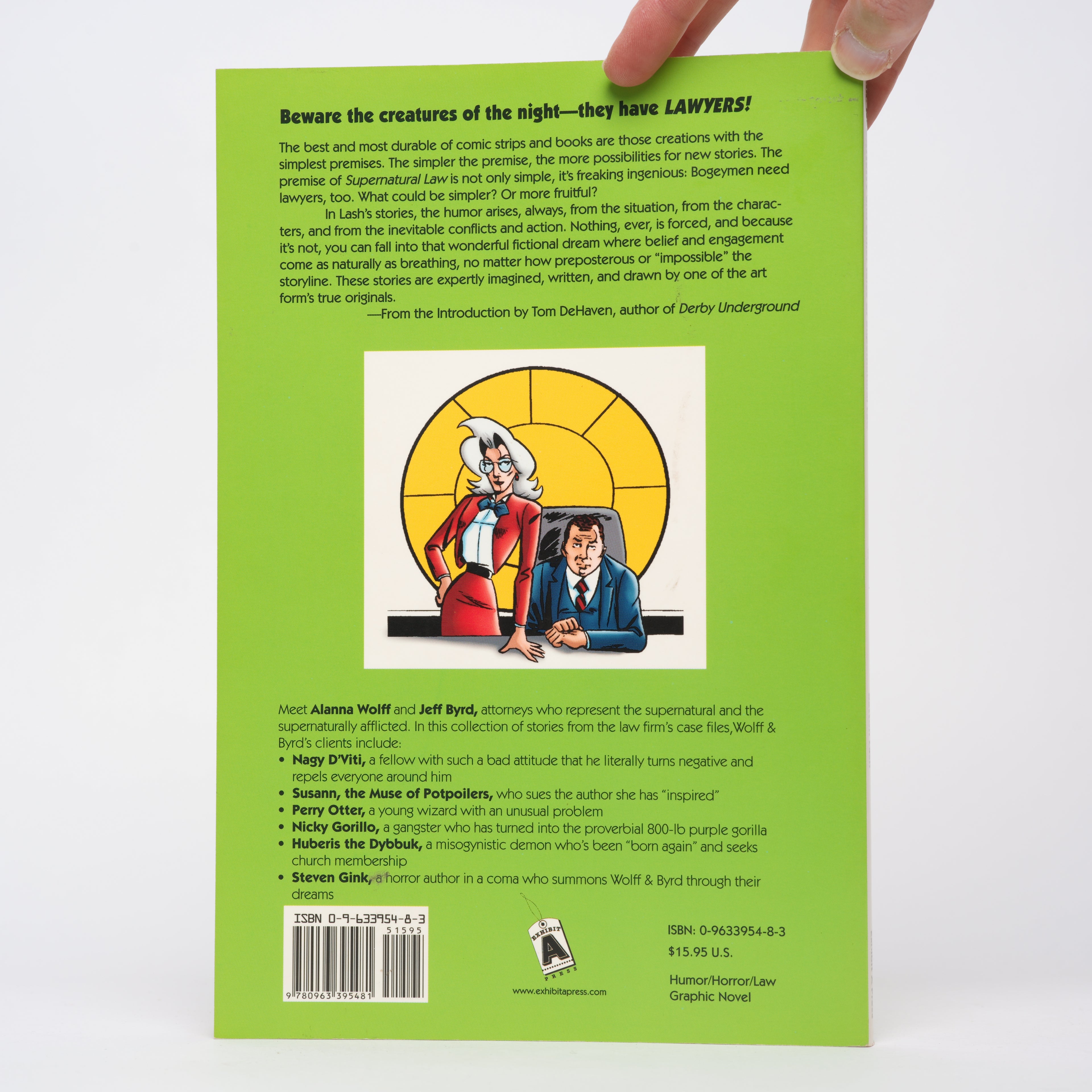 Mister Negativity and Other Tales of Supernatural Law - Lash, Batton; DeHaven, Tom (introduction)