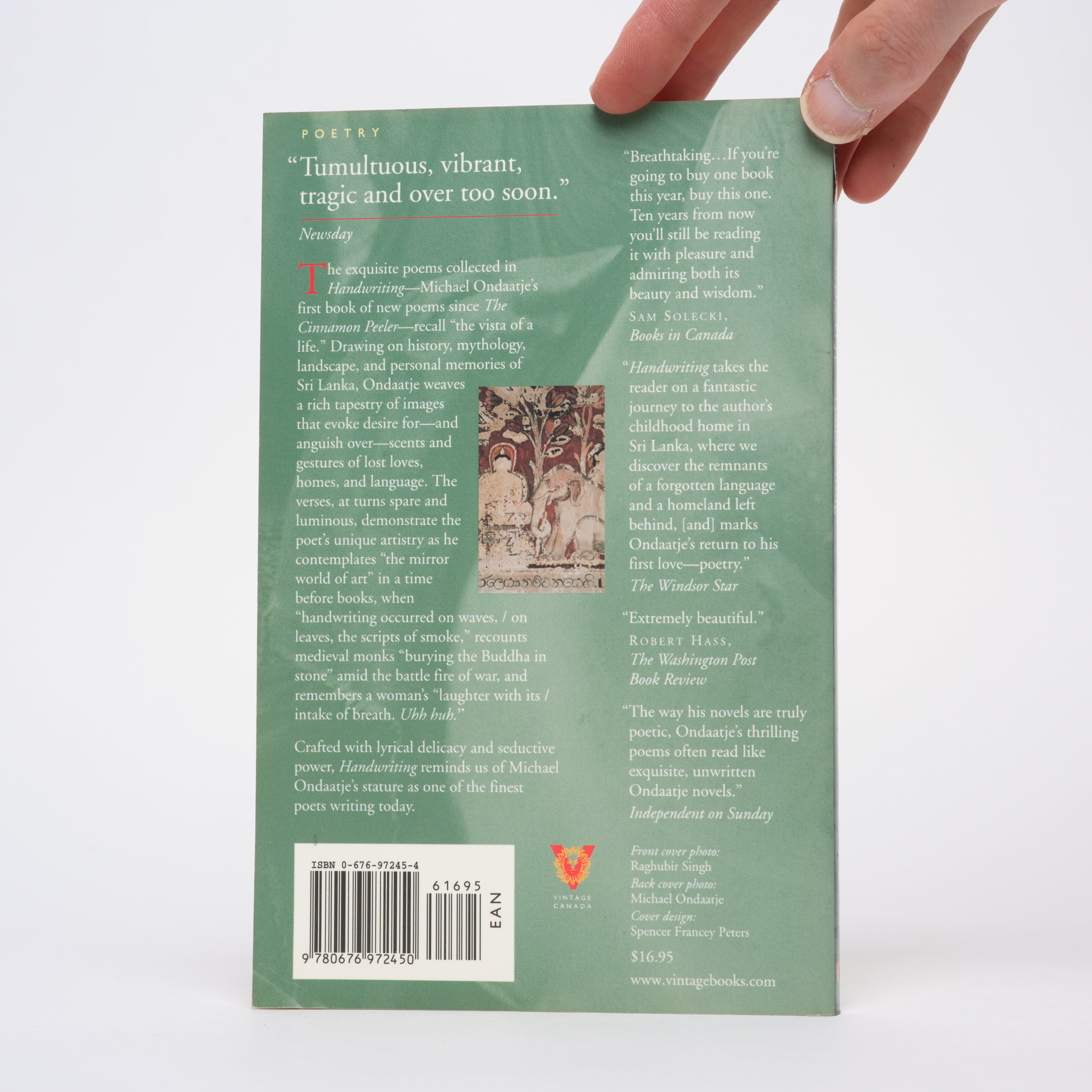 Handwriting: Poems - Ondaatje, Michael [Signed]