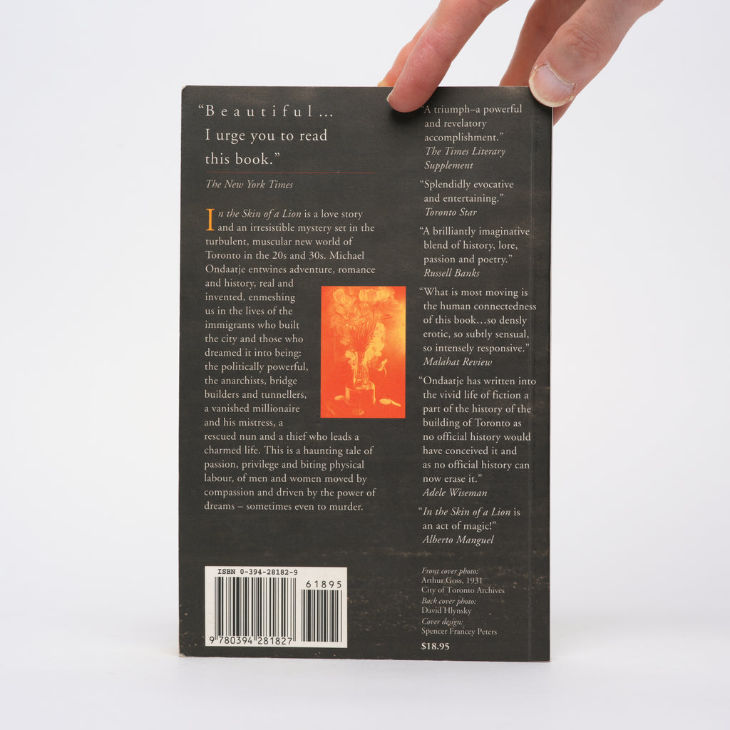 In the Skin of a Lion - Ondaatje, Michael [Signed]