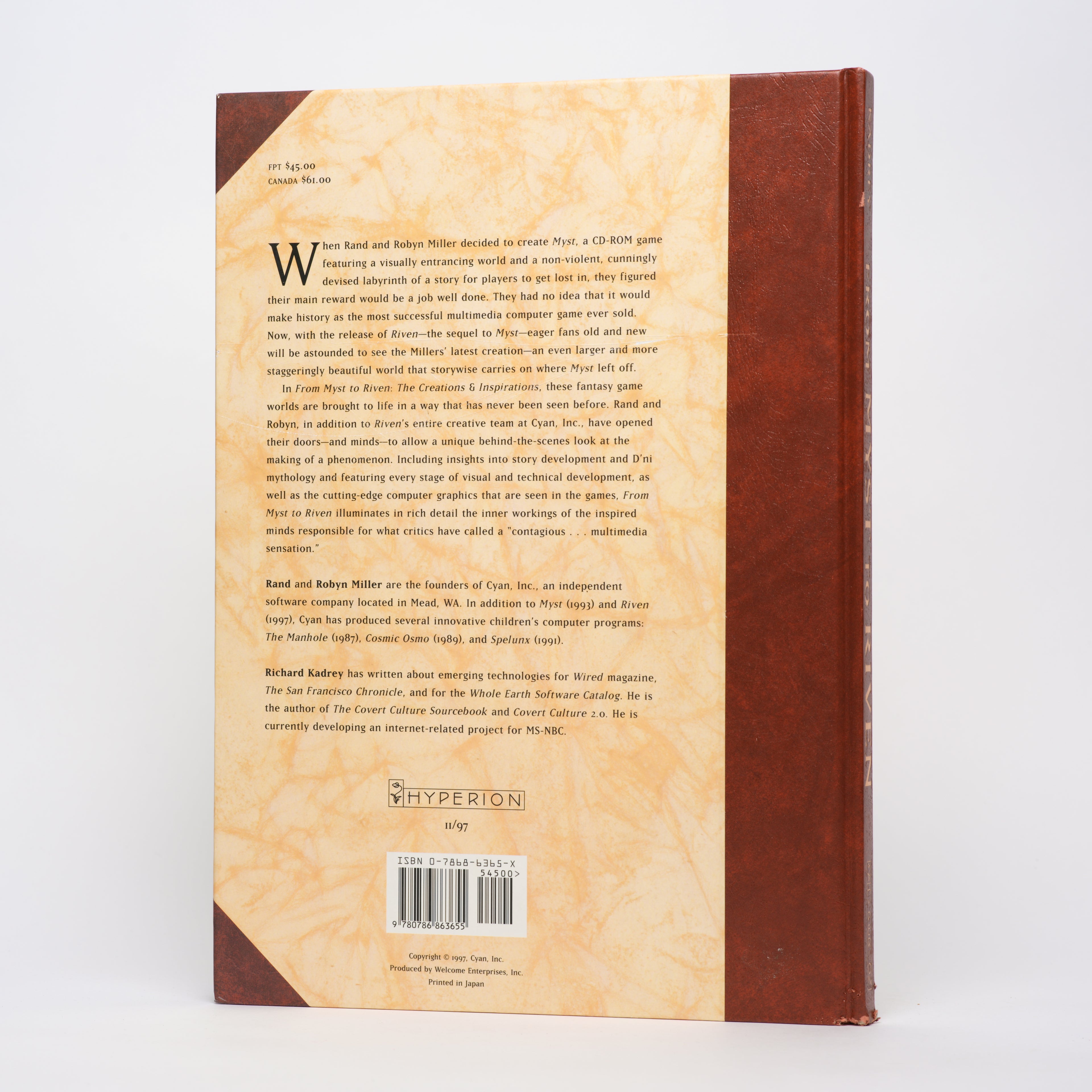 From Myst to Riven: The Creations and Inspirations - Kadrey, Richard