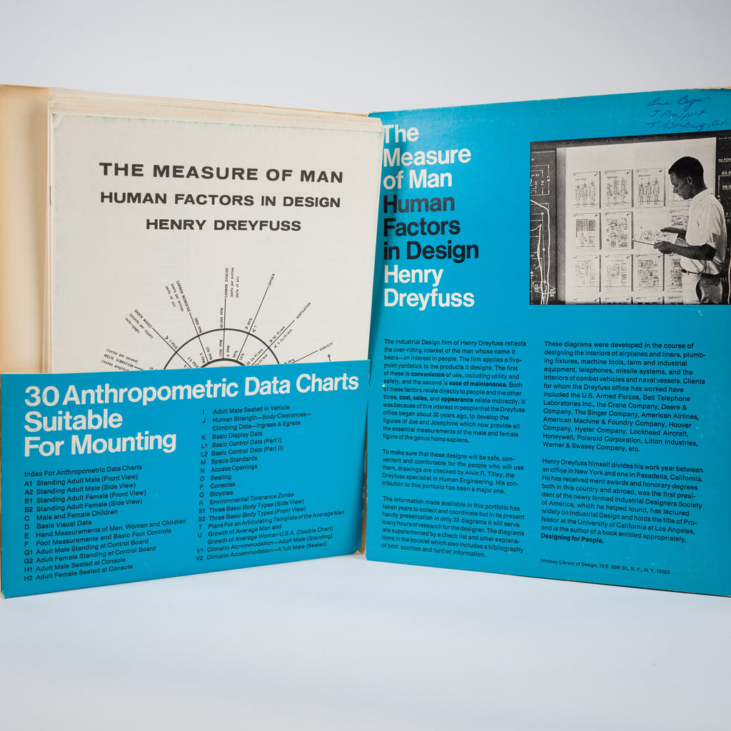 The Measure of Man: Human Factors in Design - Dreyfuss, Henry