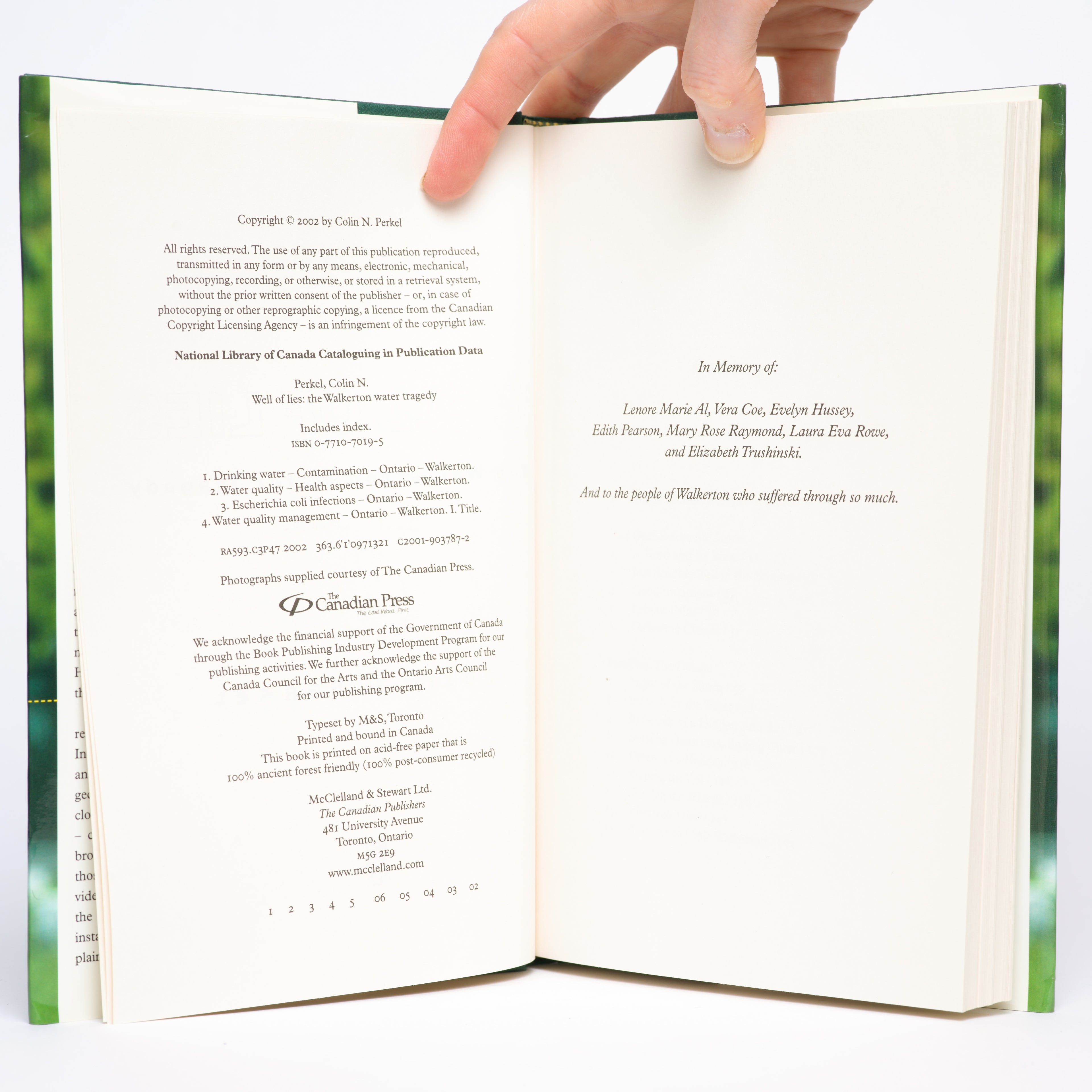 Well of Lies: The Walkerton Water Tragedy - Perkel, Colin N.