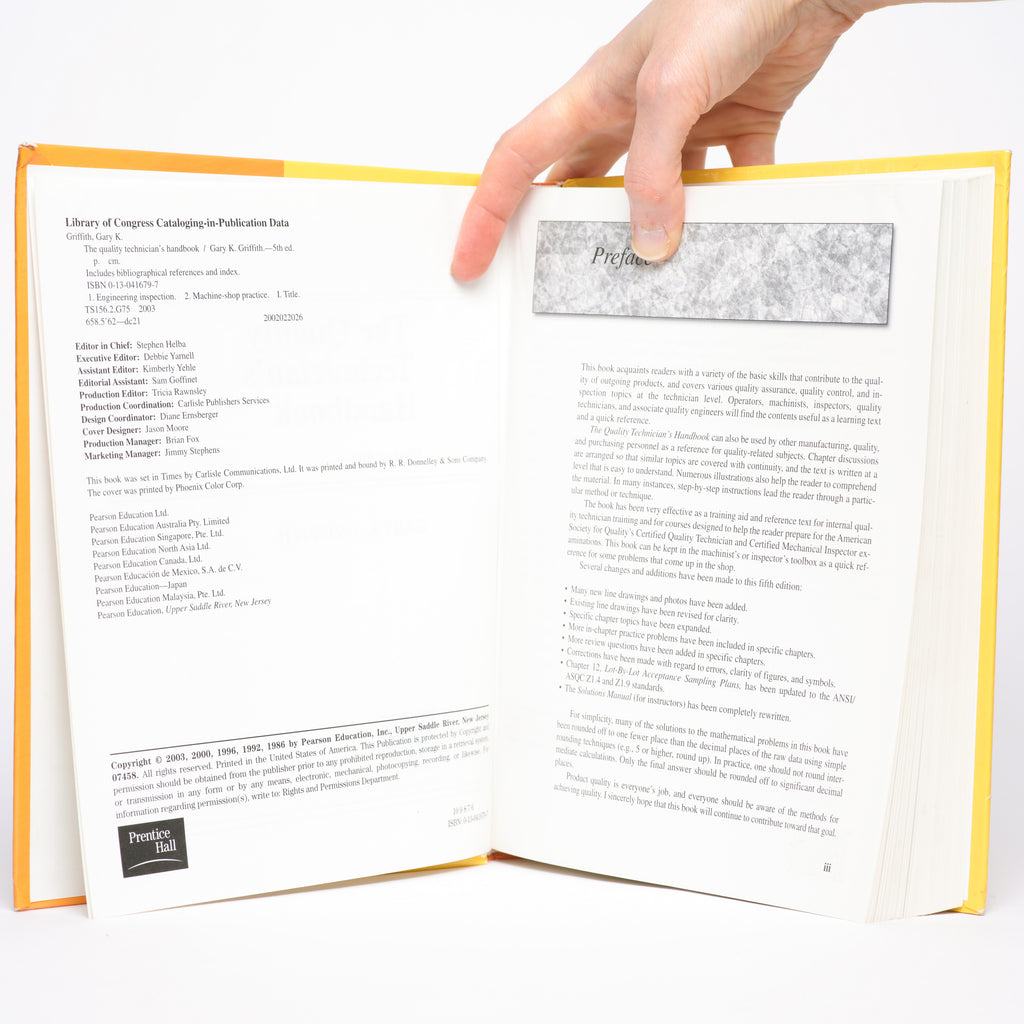 The Quality Technician's Handbook (Fifth Edition) - Griffith, Gary K.