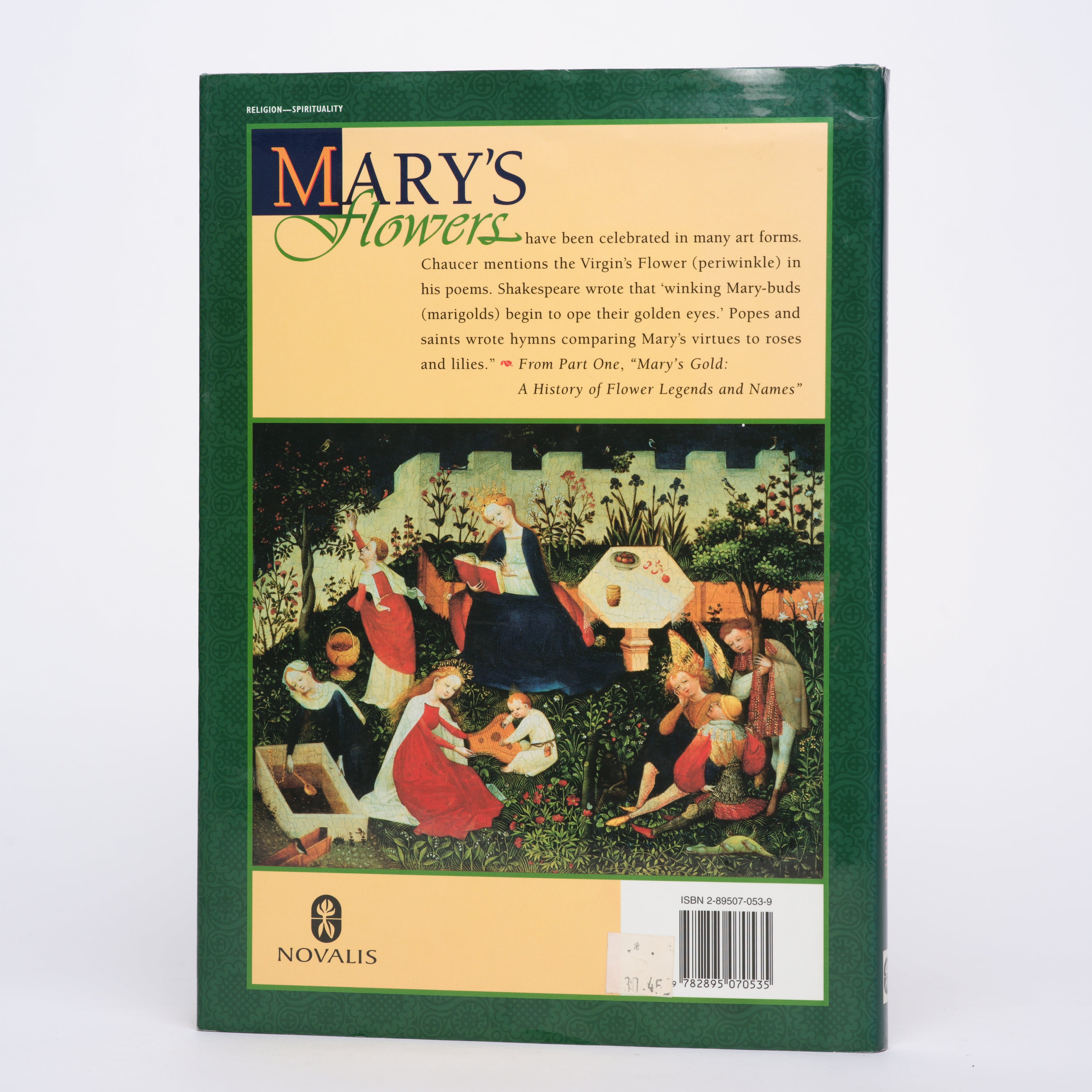 Mary's Flowers: Gardens, Legends & Meditations - Krymow, Vincenzina; Barrish, A. Joseph (illustrations)