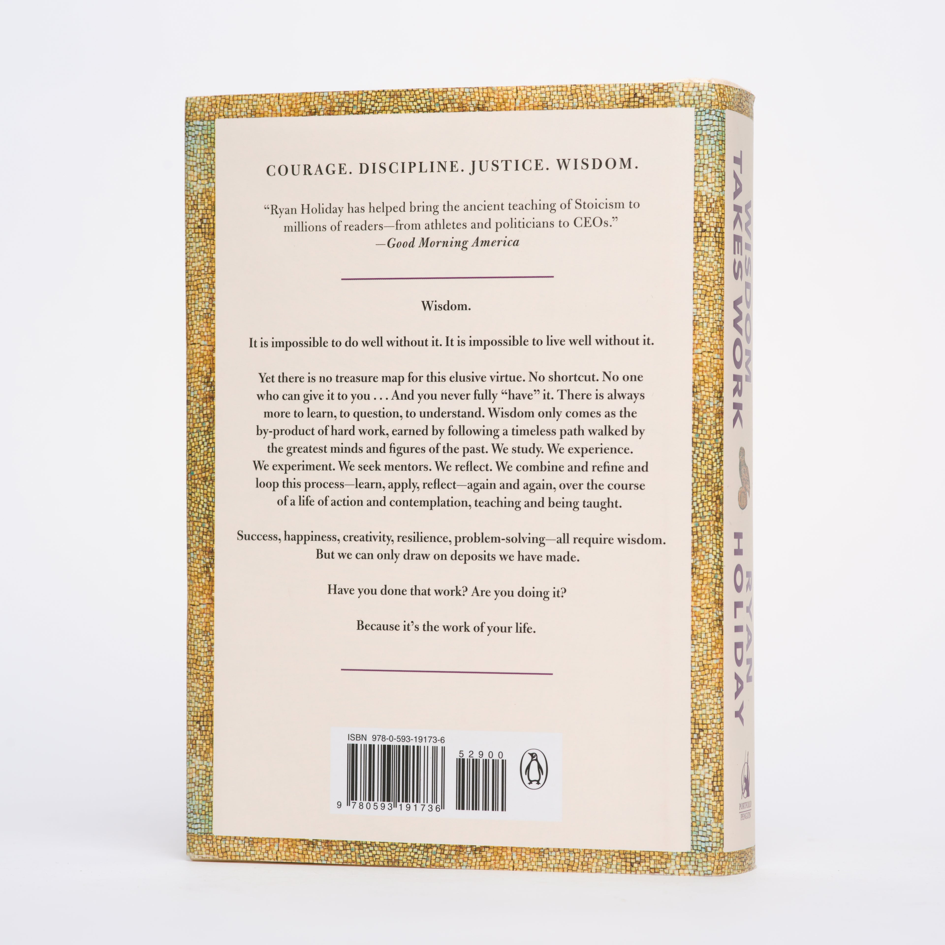 Wisdom Takes Work: Learn. Apply. Repeat. (The Stoic Virtues Series) - Holiday, Ryan