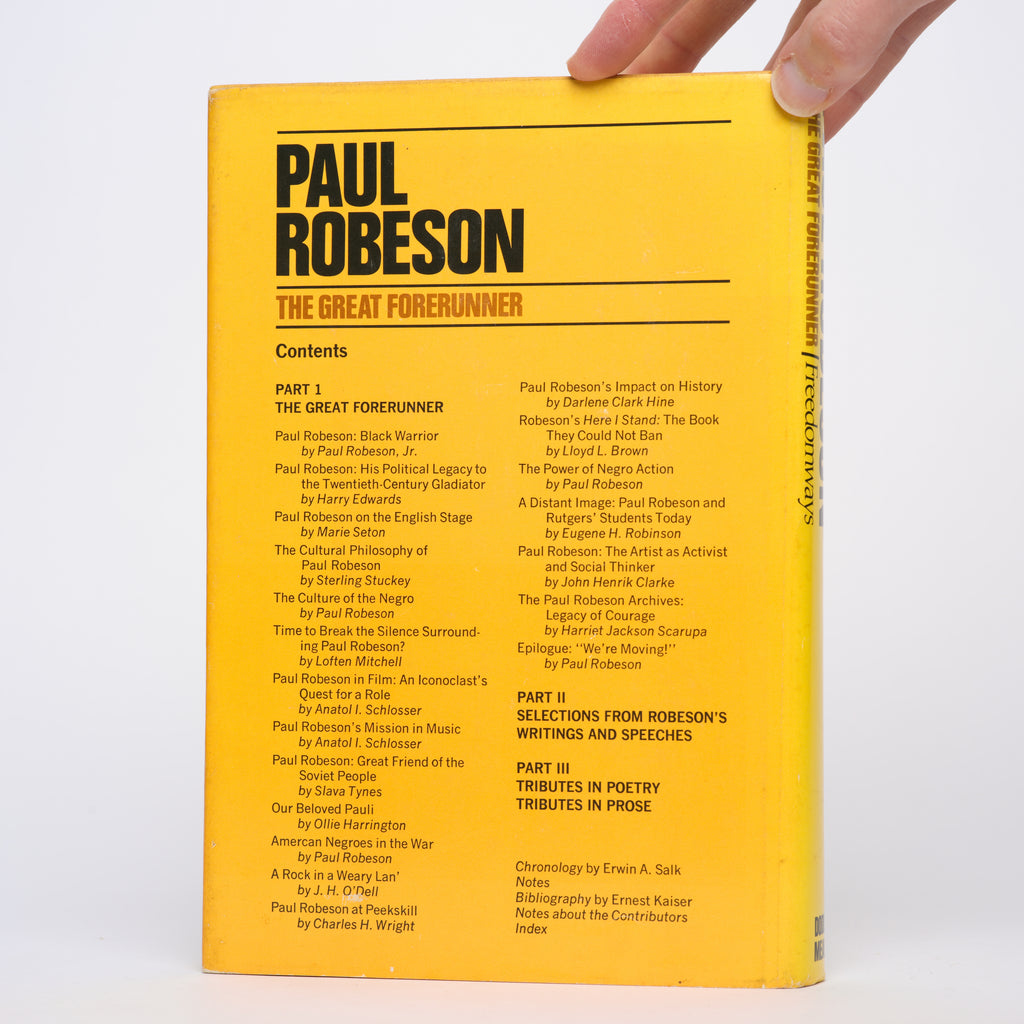 Paul Robeson: The Great Forerunner - The Editors of Freedomways