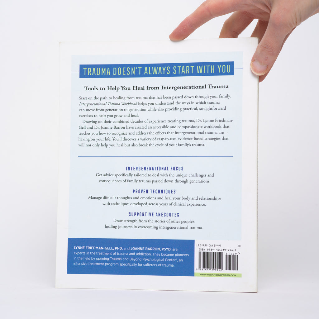 Intergenerational Trauma Workbook: Strategies to Support Your Journey of Discovery, Growth, and Healing - Friedman-Gell PhD., Lynne; Barron PsyD., Joanne