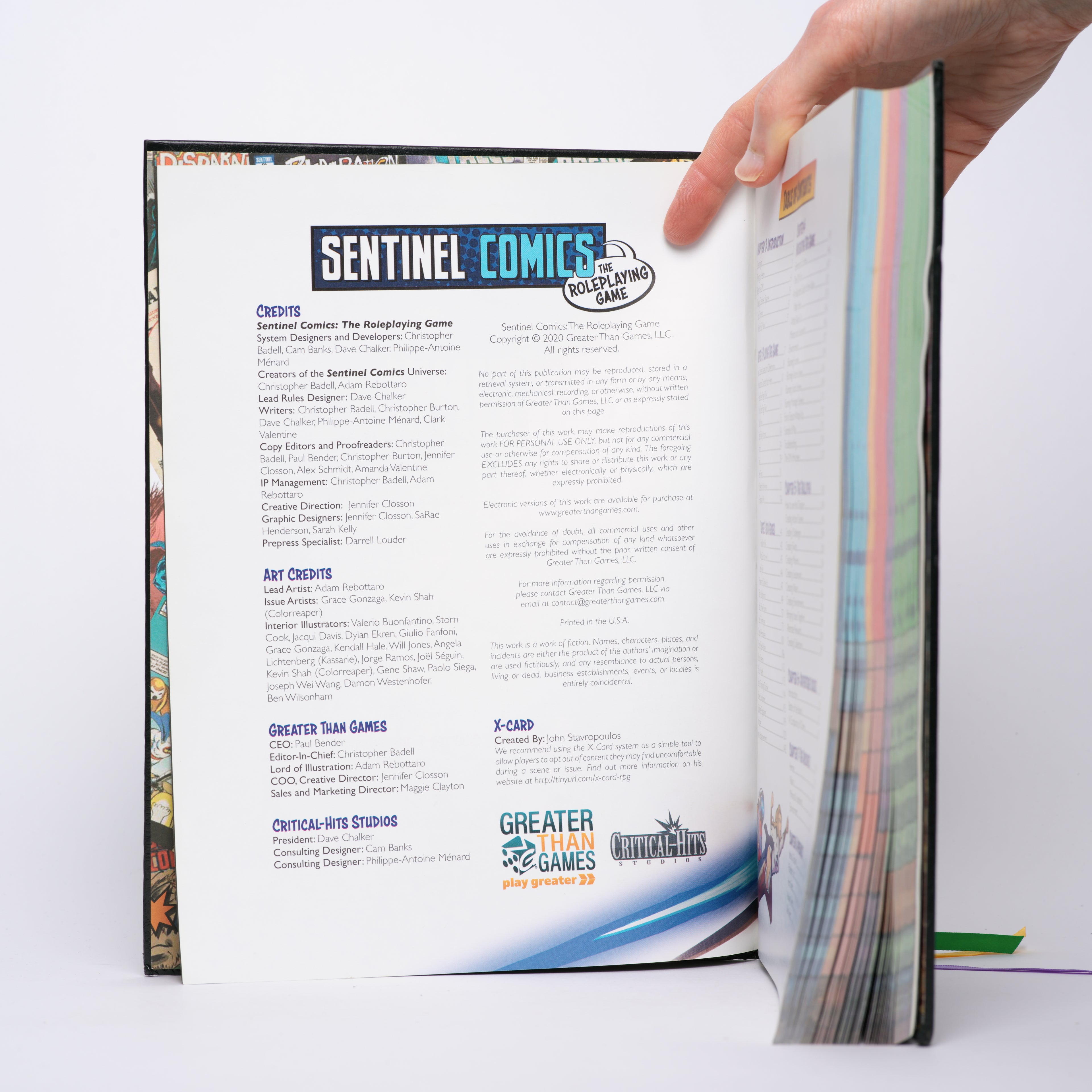 Sentinel Comics RPG Core Rulebook Special Edition
