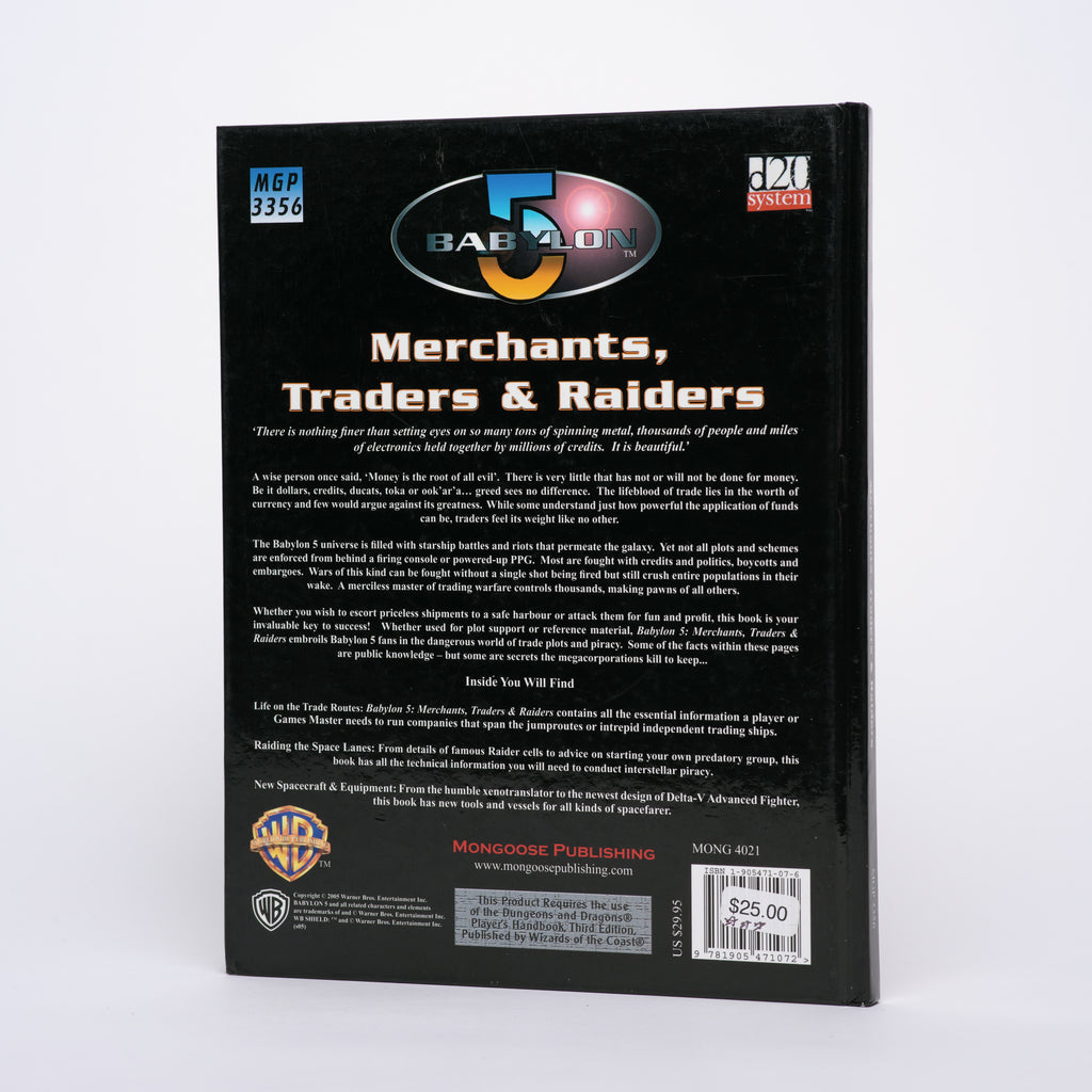 Merchants, Traders & Raiders (Babylon 5 RPG) - Steele, Bryan