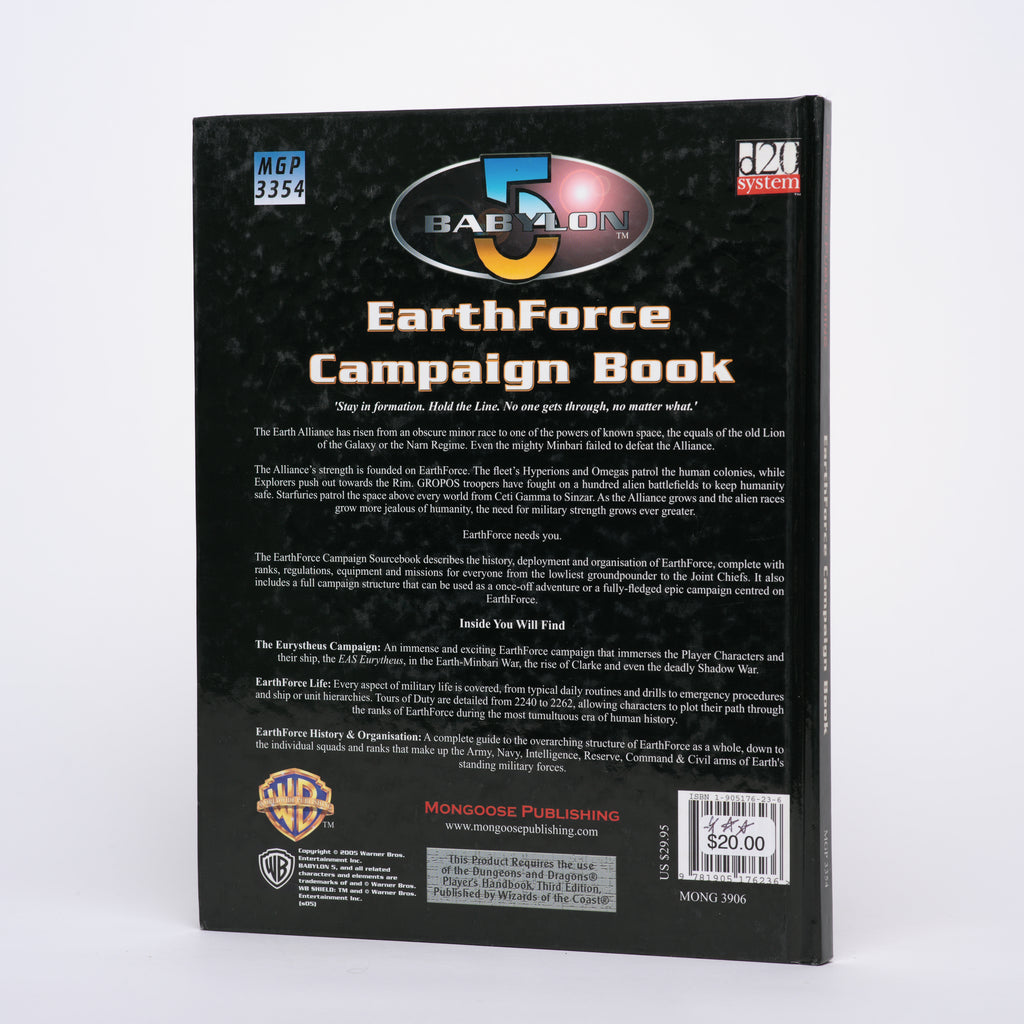 Earthforce Campaign Book (Babylon 5 RPG) - Hahn, August