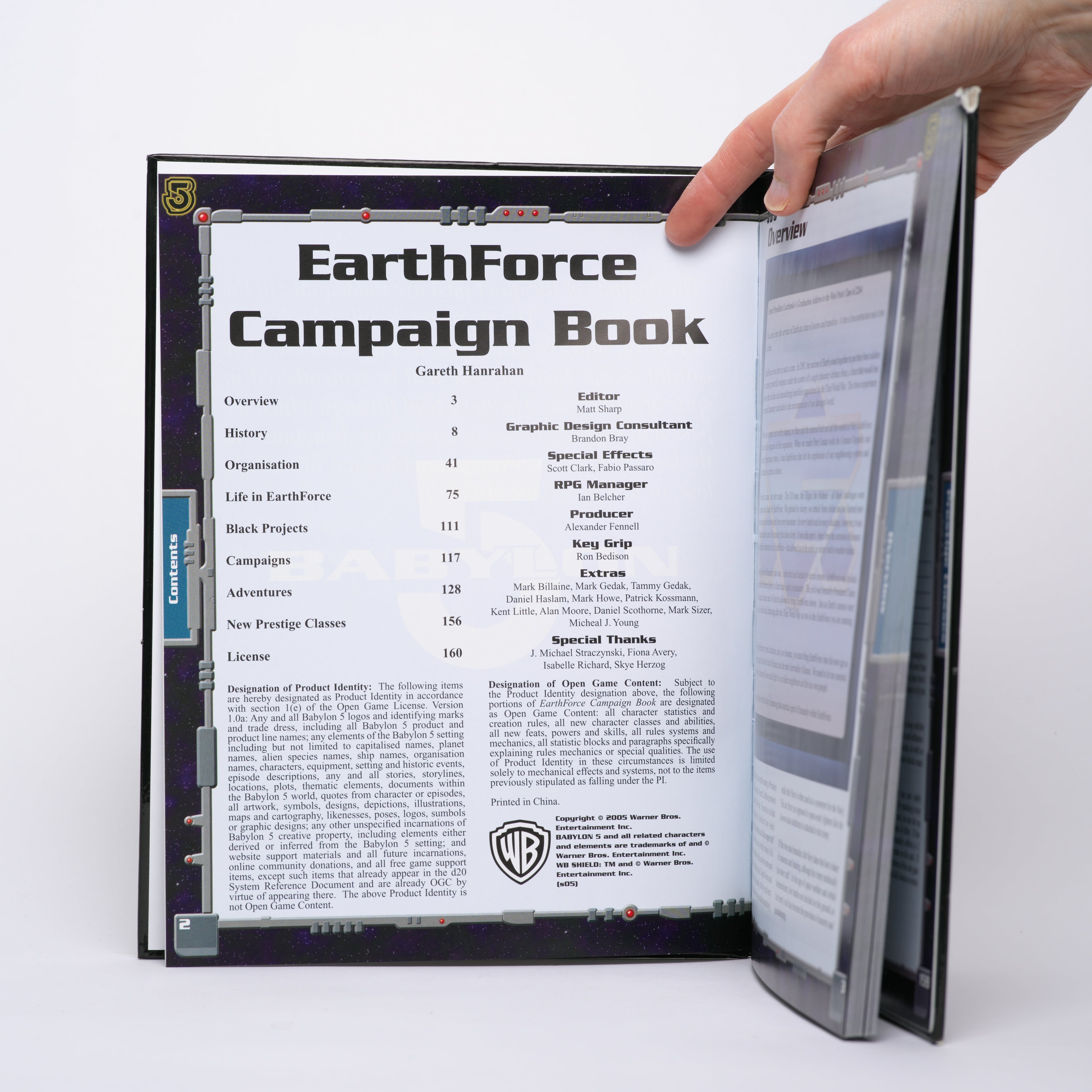 Earthforce Campaign Book (Babylon 5 RPG) - Hahn, August
